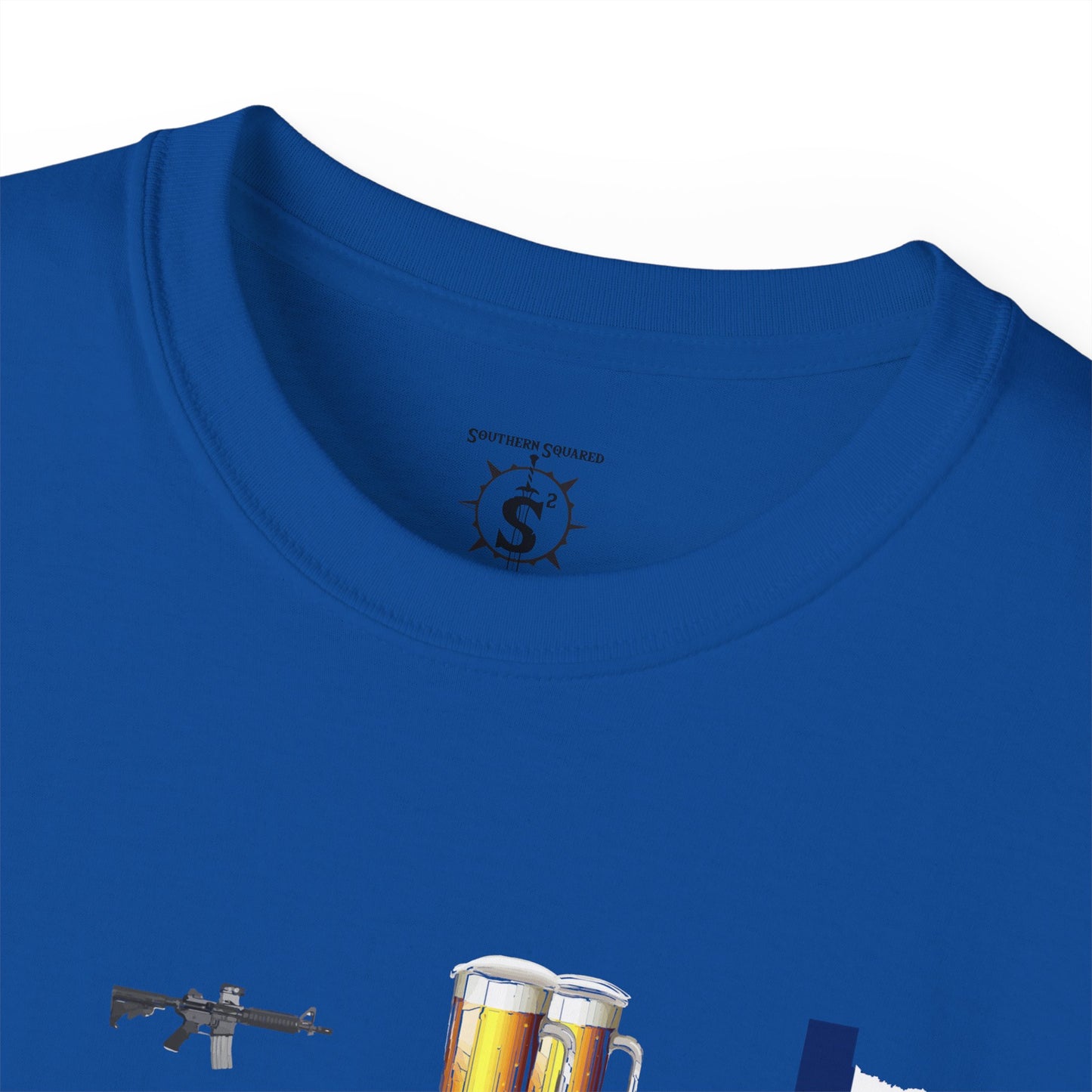 T-Shirt - LGBT: Liberty, Guns, Beer, Texas Unisex Cotton Shirt