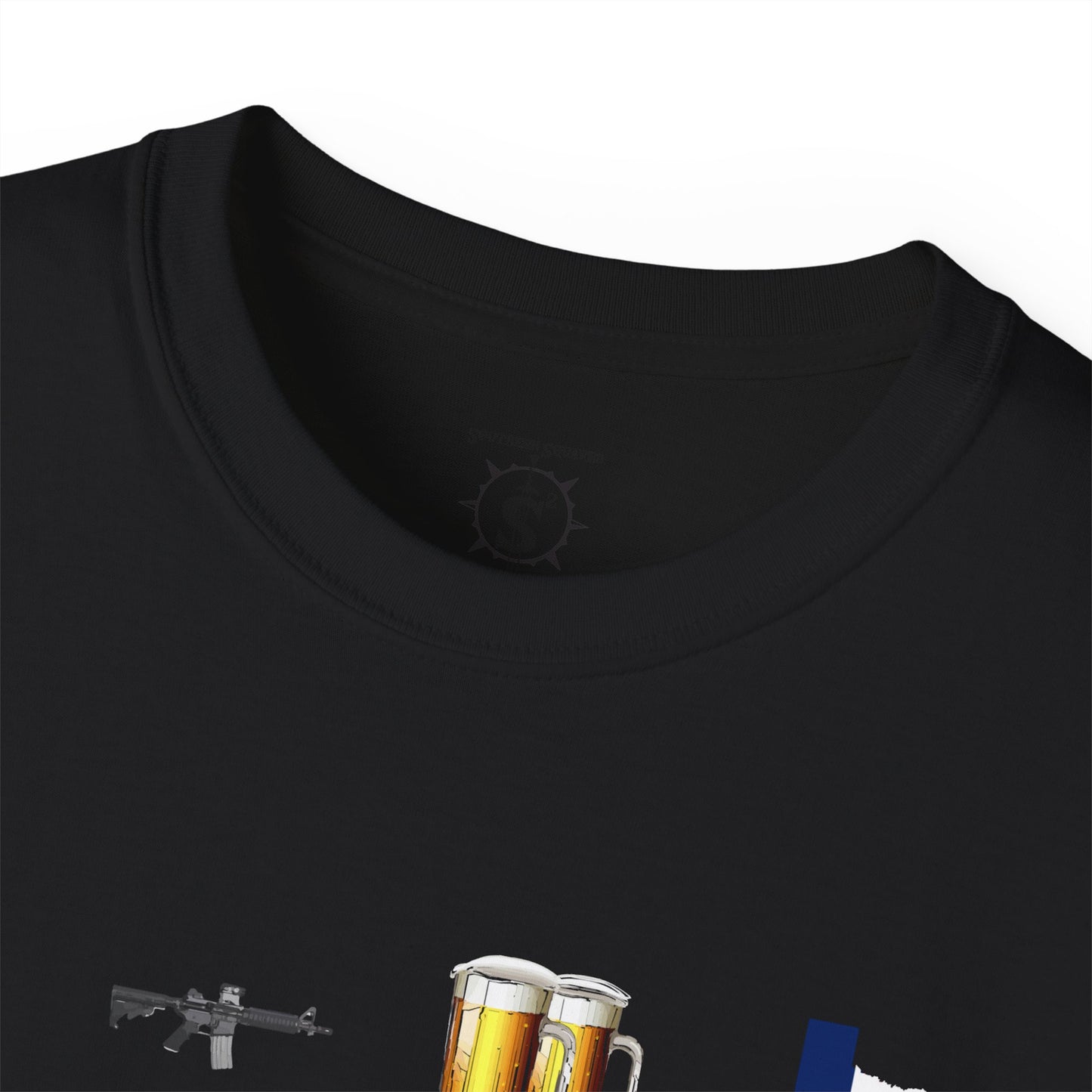 T-Shirt - LGBT: Liberty, Guns, Beer, Texas Unisex Cotton Shirt