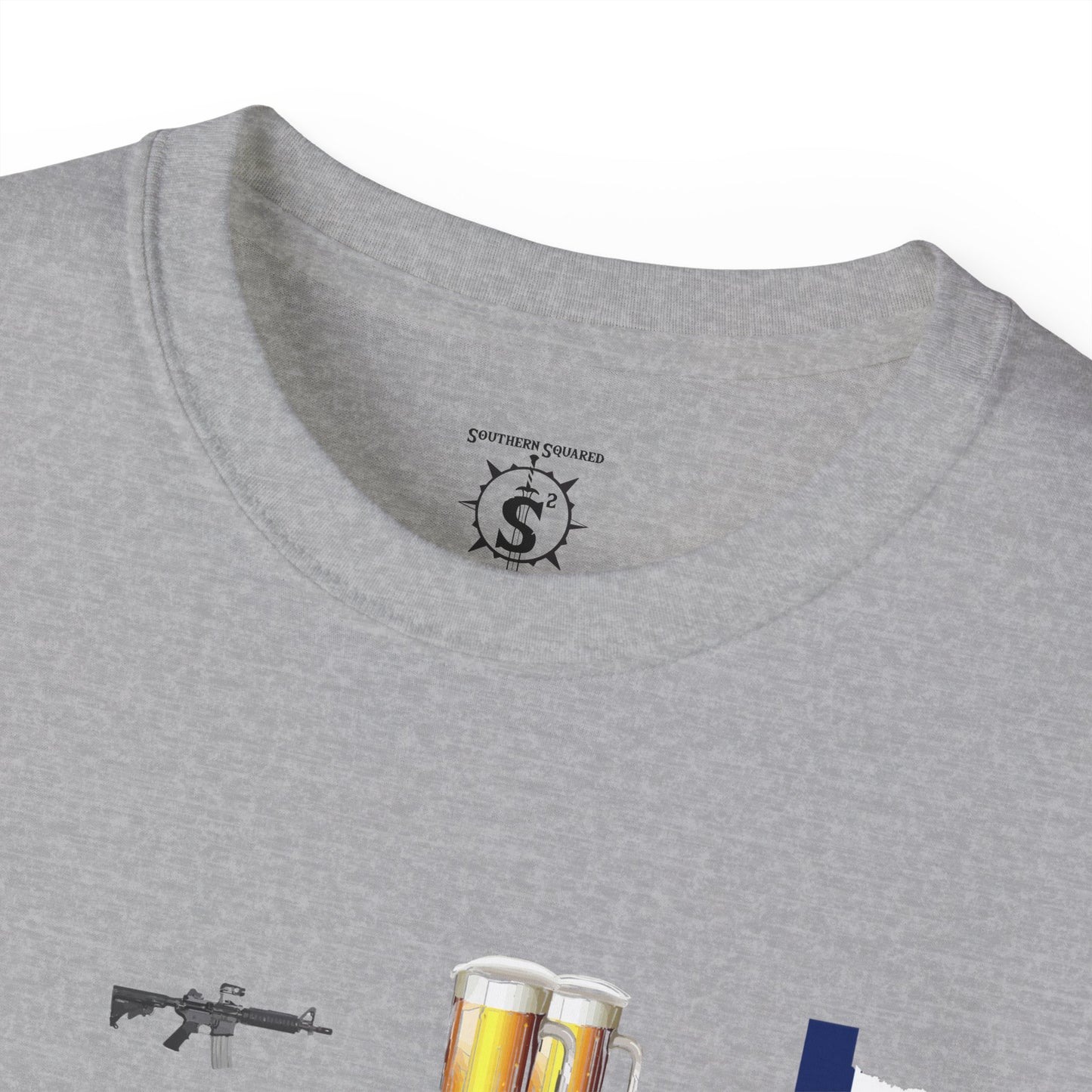 T-Shirt - LGBT: Liberty, Guns, Beer, Texas Unisex Cotton Shirt