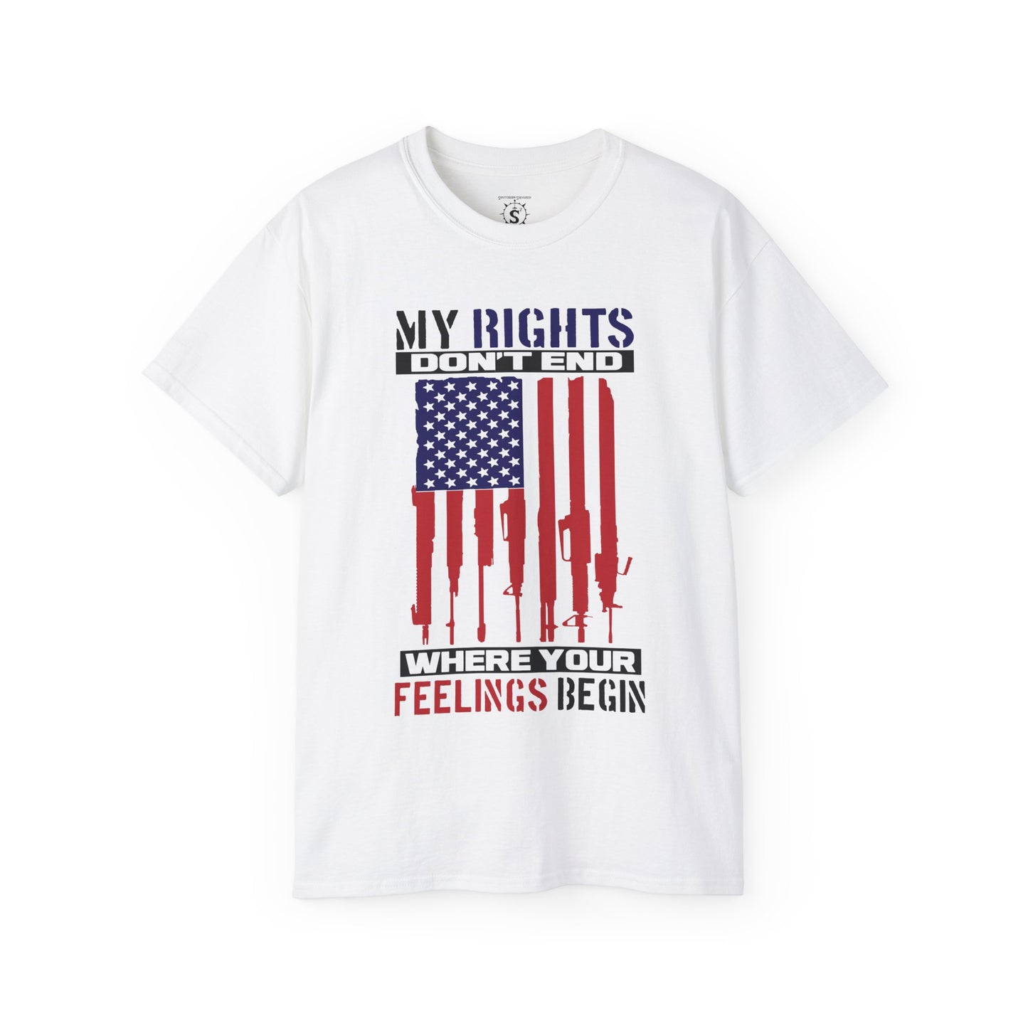 Tee - My Rights Don't End Where Your Feelings Begin - Unisex Cotton Shirt