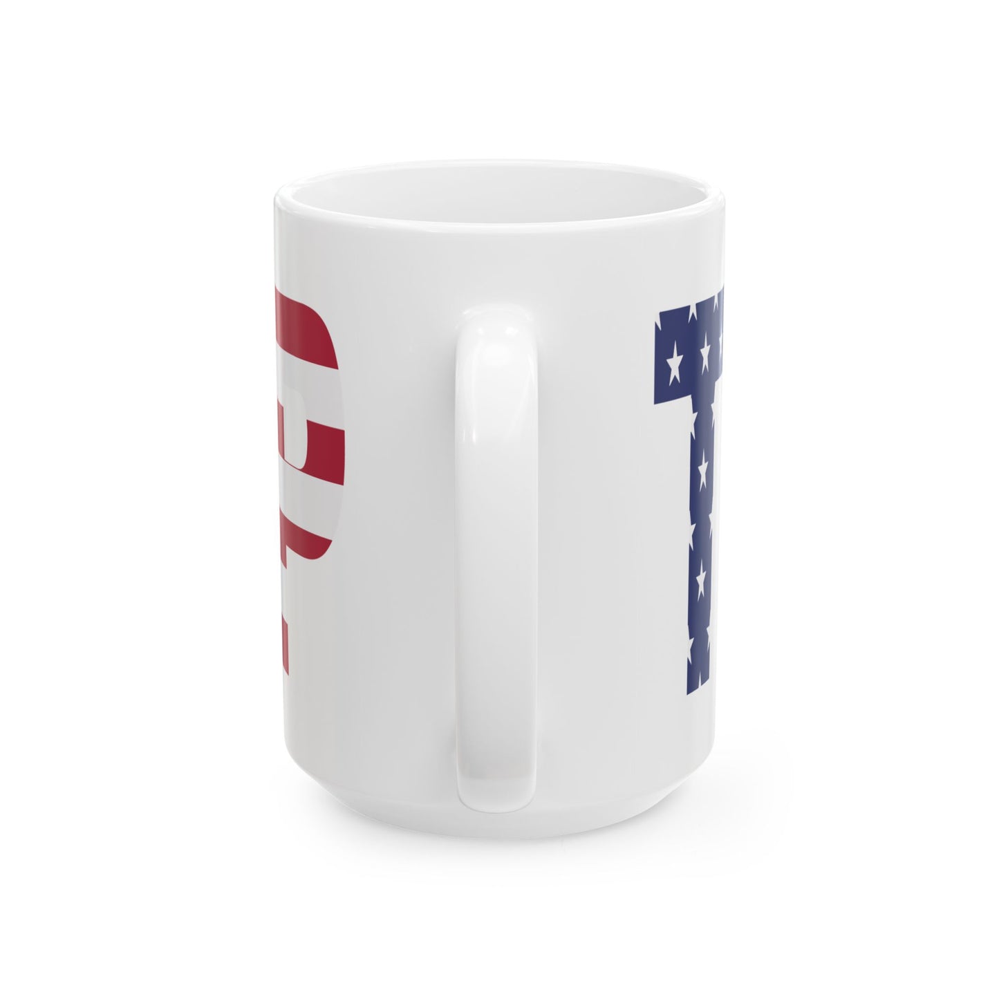 Trump Flag Ceramic Mug, (11oz, 15oz)