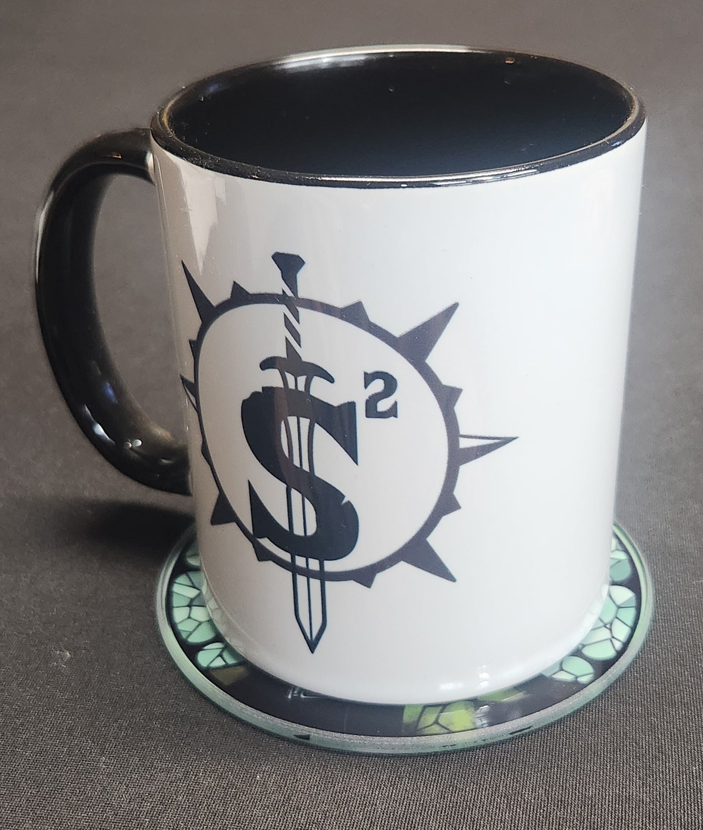Glass Beverage Coaster (Demon Slayer, Anime, Tanjiro)
