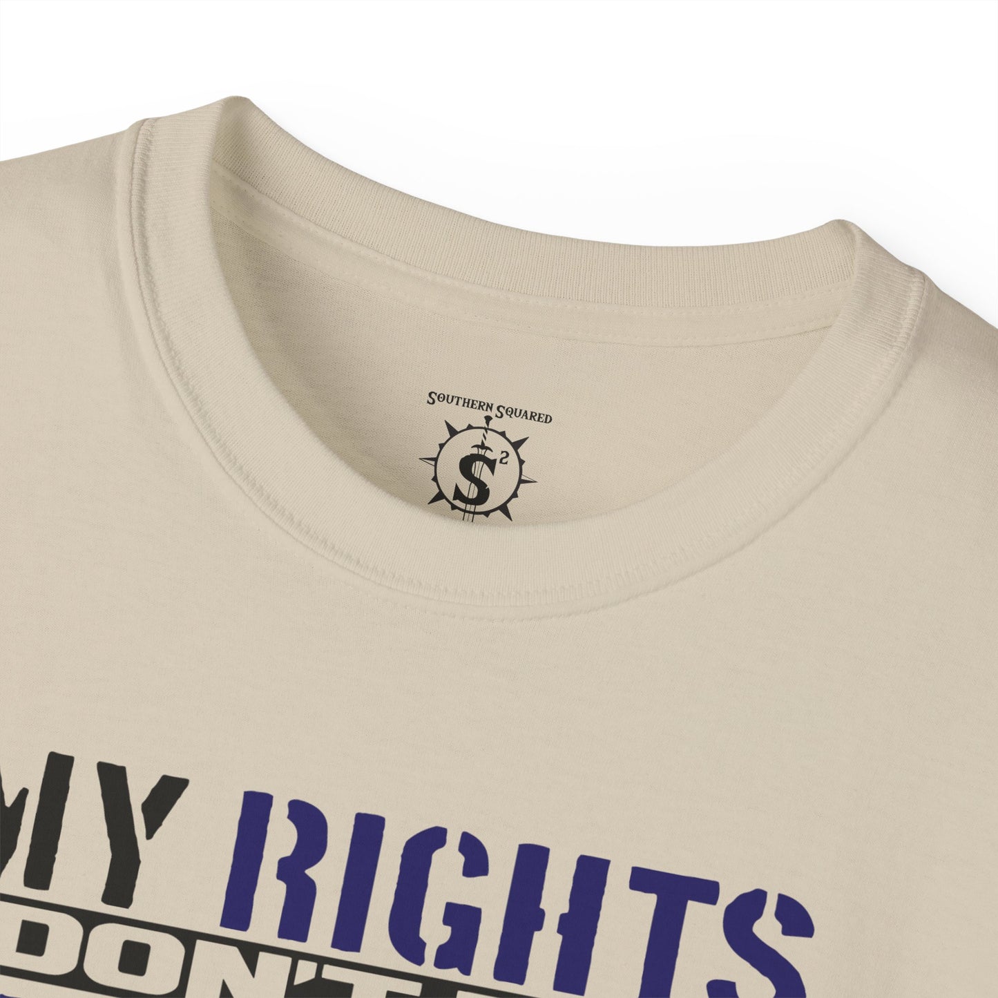 Tee - My Rights Don't End Where Your Feelings Begin - Unisex Cotton Shirt