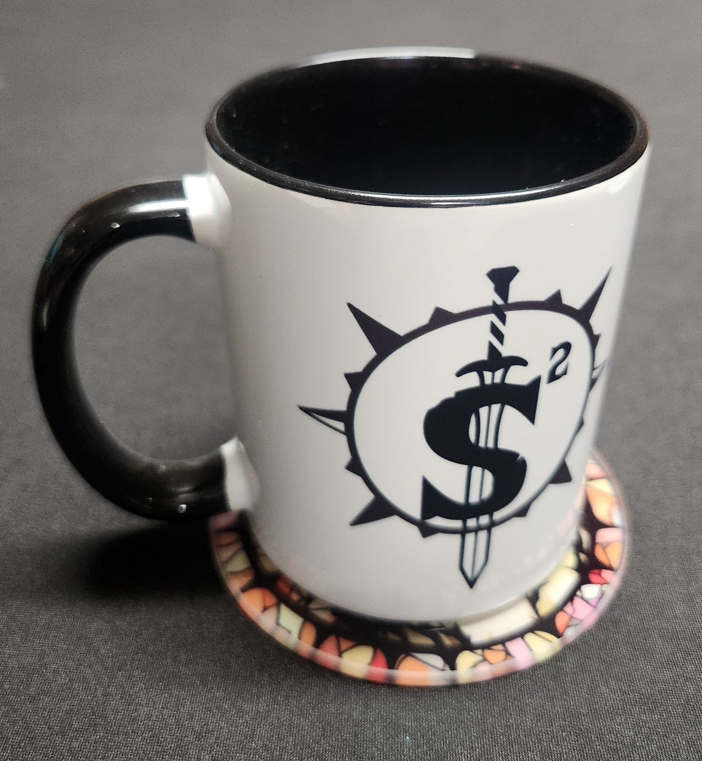 Glass Beverage Coaster (Demon Slayer, Anime, Inosuke)