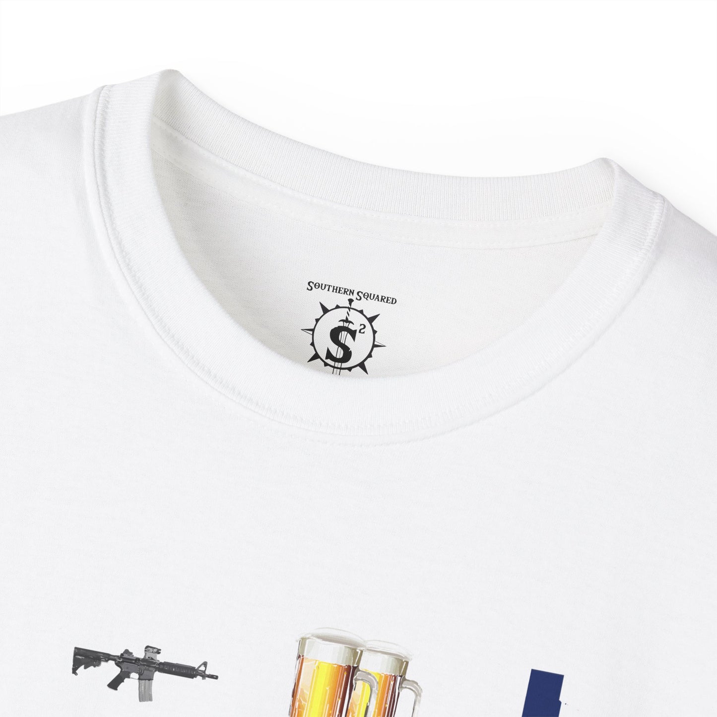 T-Shirt - LGBT: Liberty, Guns, Beer, Texas Unisex Cotton Shirt