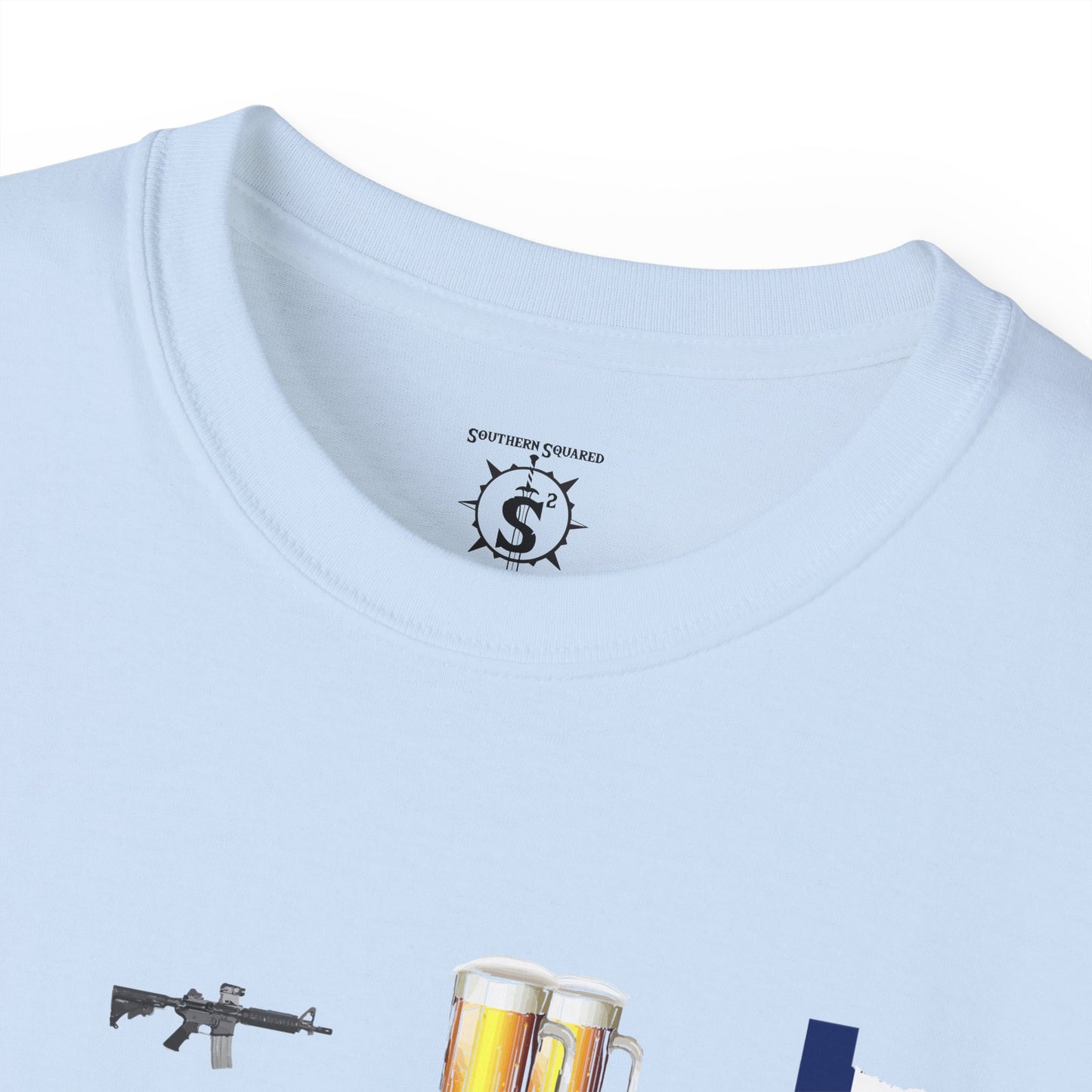T-Shirt - LGBT: Liberty, Guns, Beer, Texas Unisex Cotton Shirt