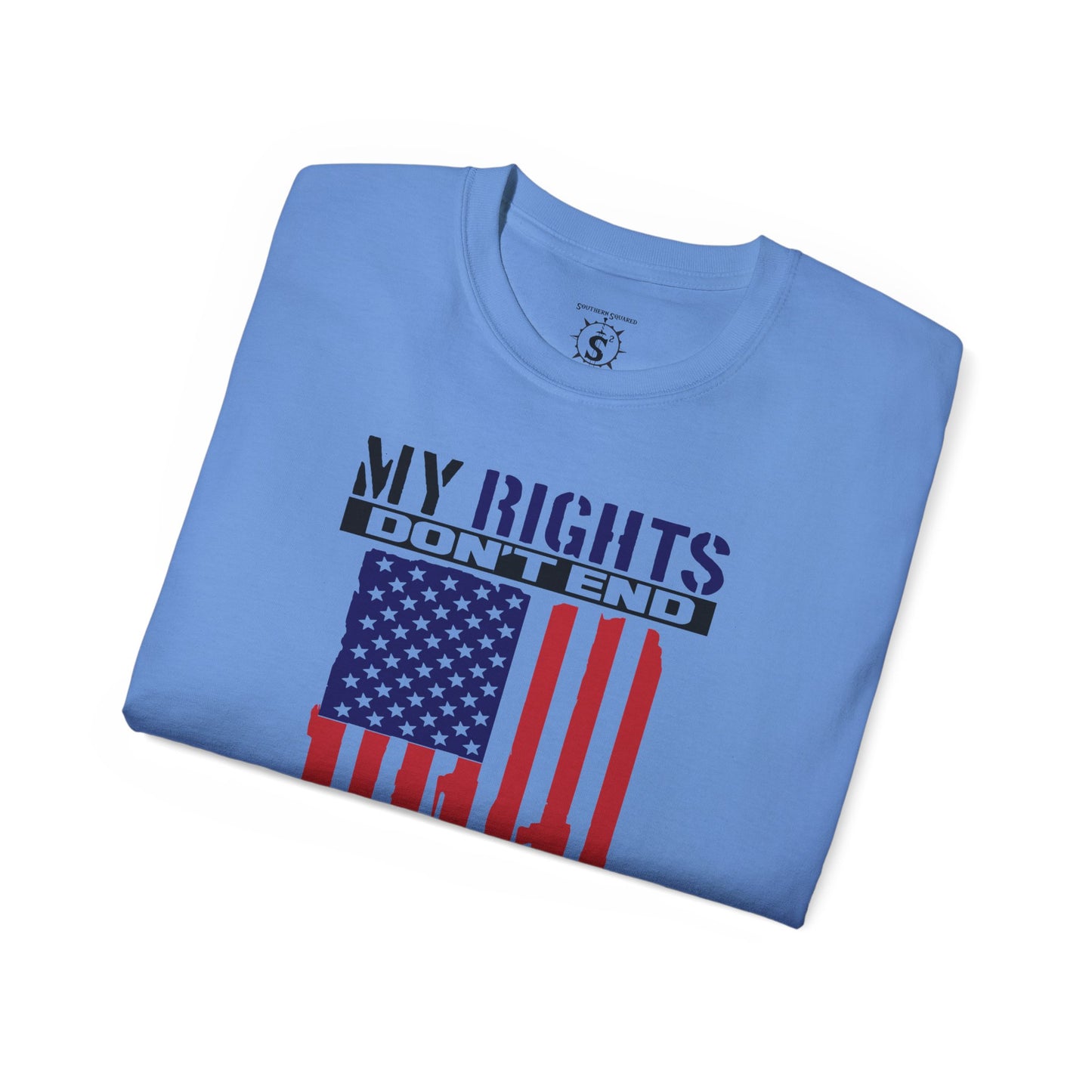 Tee - My Rights Don't End Where Your Feelings Begin - Unisex Cotton Shirt