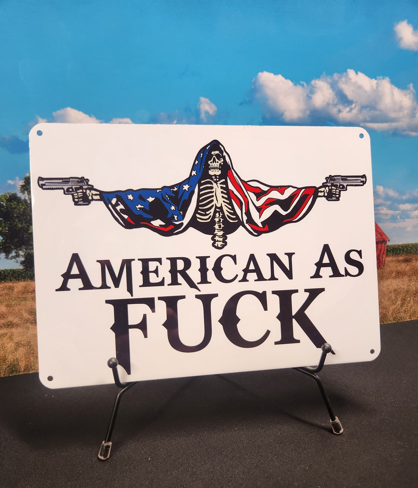 Metal Signs 7"x10" (American as Fuck)