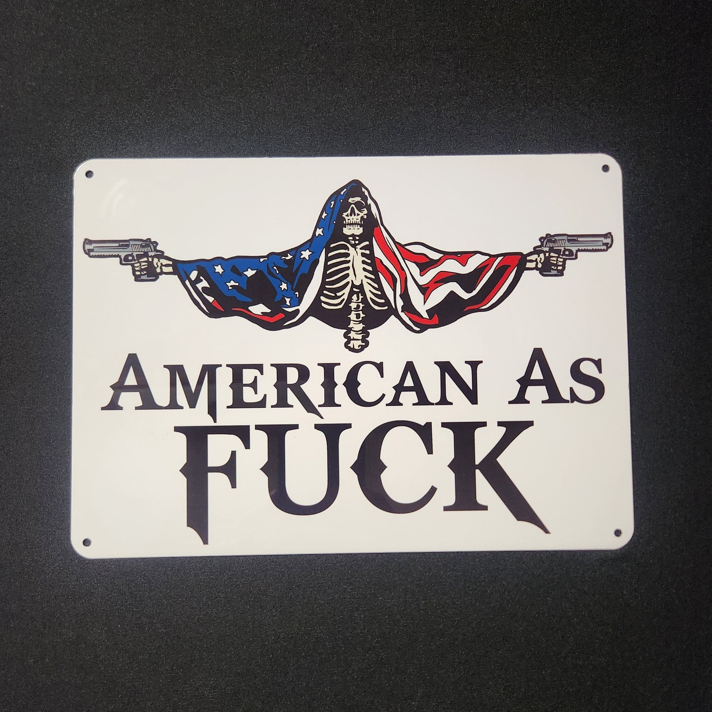 Metal Signs 7"x10" (American as Fuck)