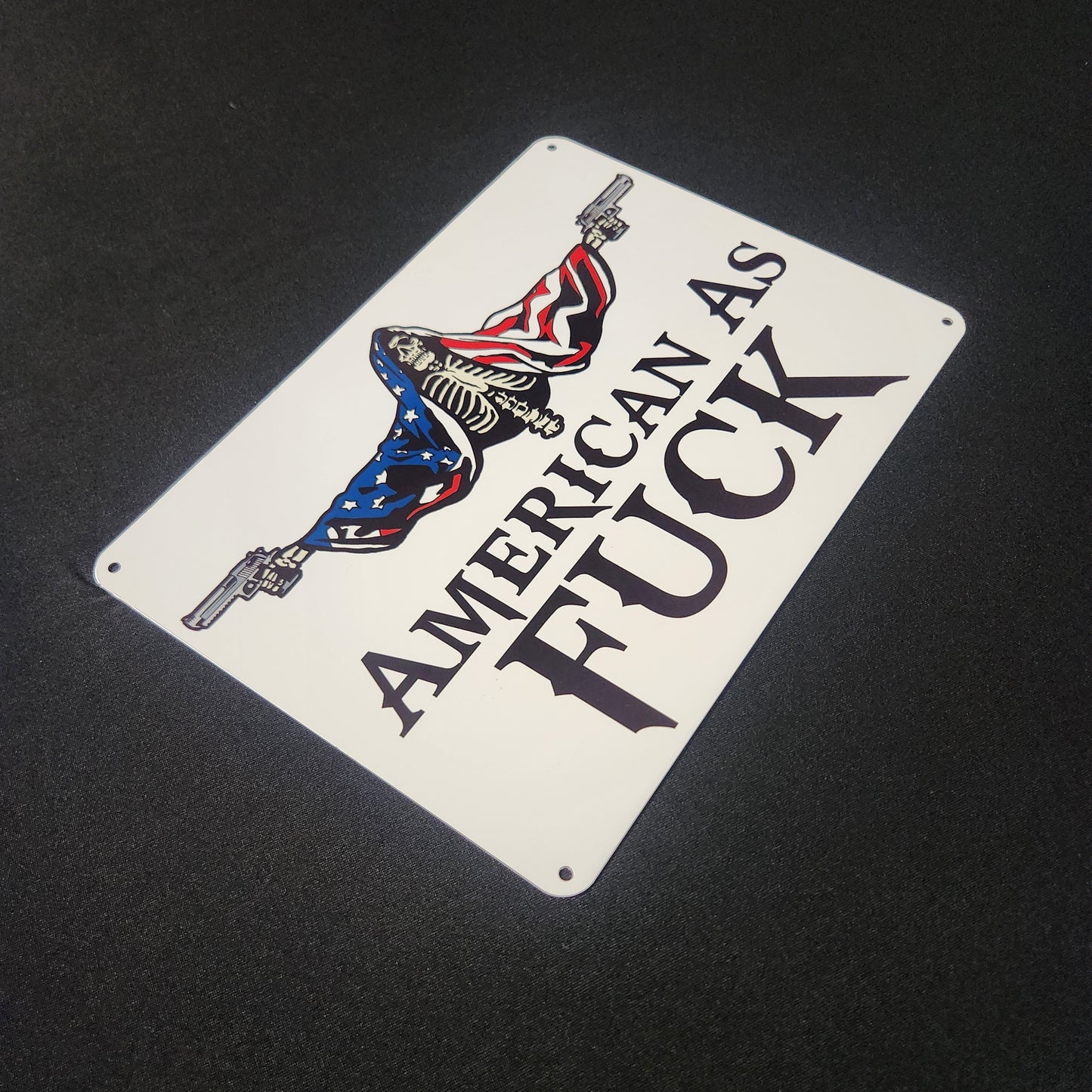 Metal Signs 7"x10" (American as Fuck)