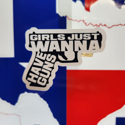Sticker: Patriotic (Girls Just Wanna Have Guns, Glock)