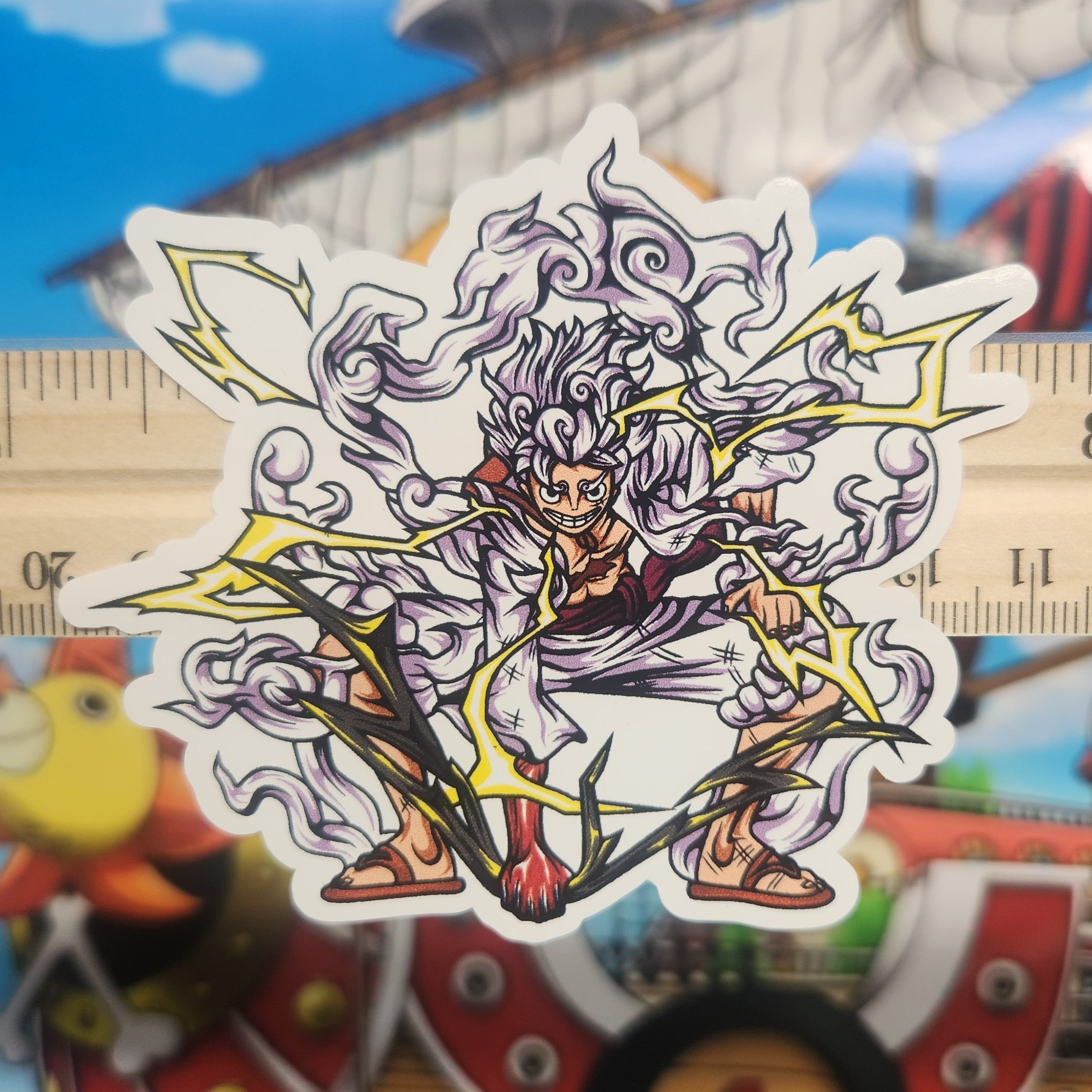 Sticker: One Piece (Luffy Gear 5) – Southern Squared