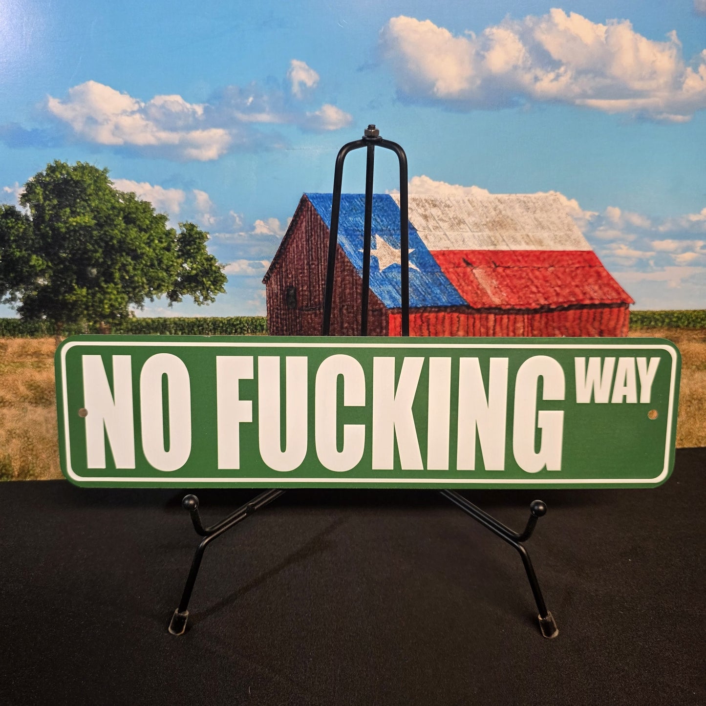 Metal Signs 3"x12" (No Fucking Way)