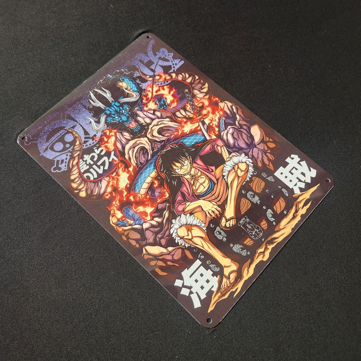 Metal Signs 7"x10" (One Piece, Luffy, Kaido)