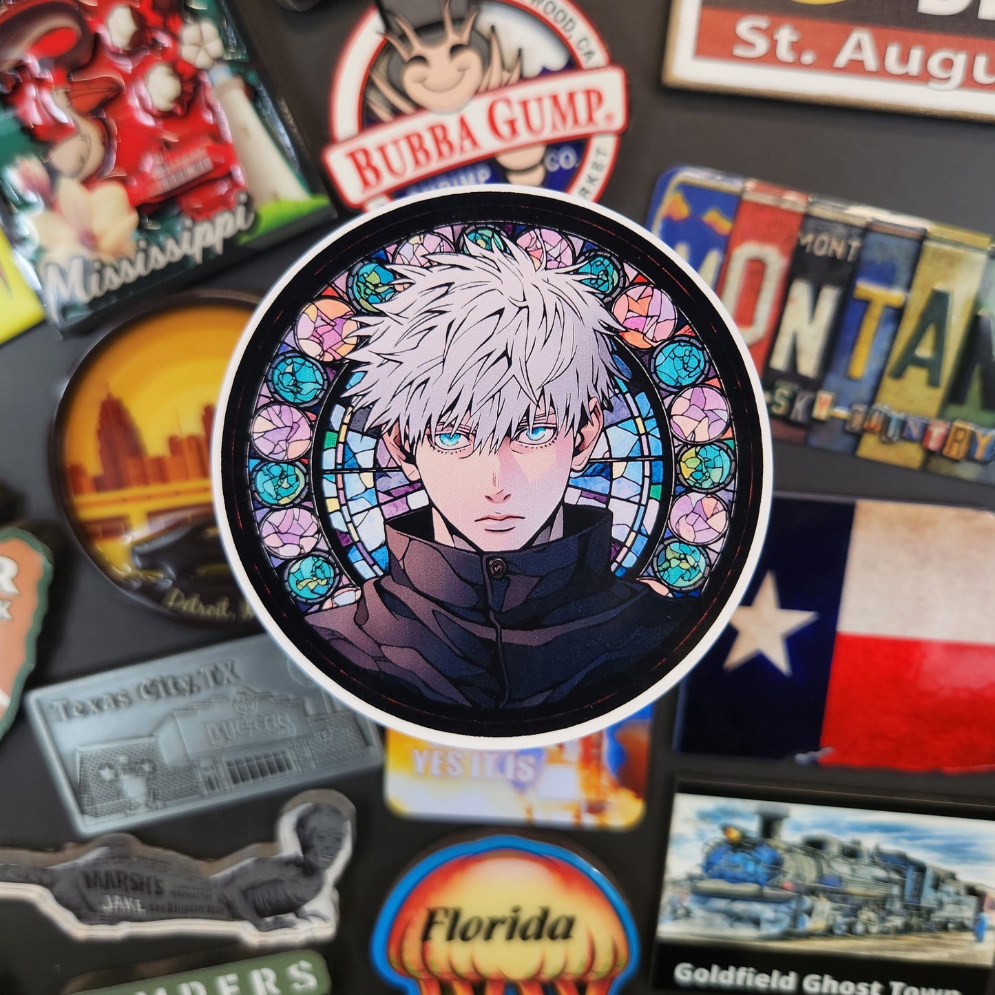 Sticker: Mosaic Anime (Jujutsu Kaisen, Gojo)