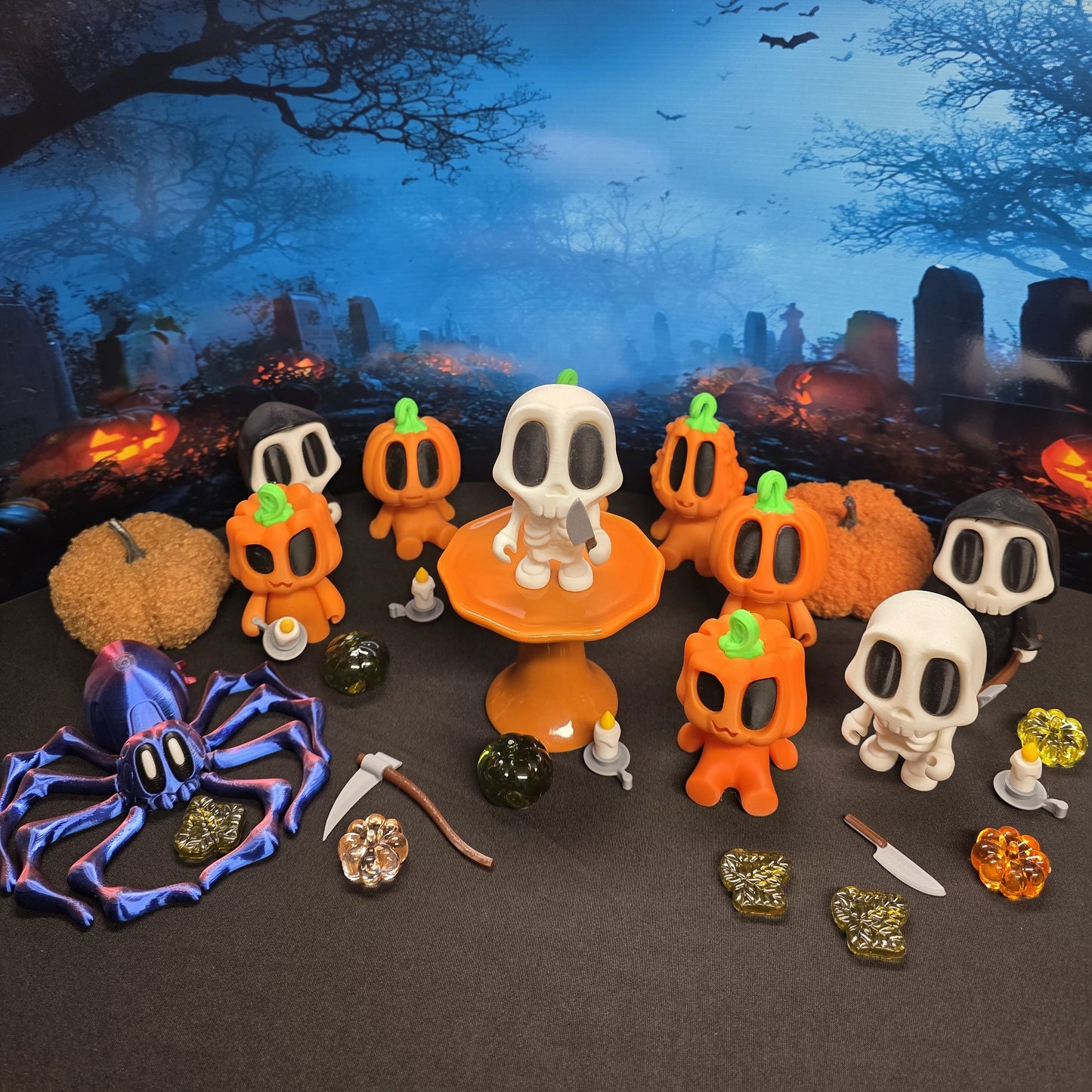 Halloween Blob Skeleton Friends (Skeleton)