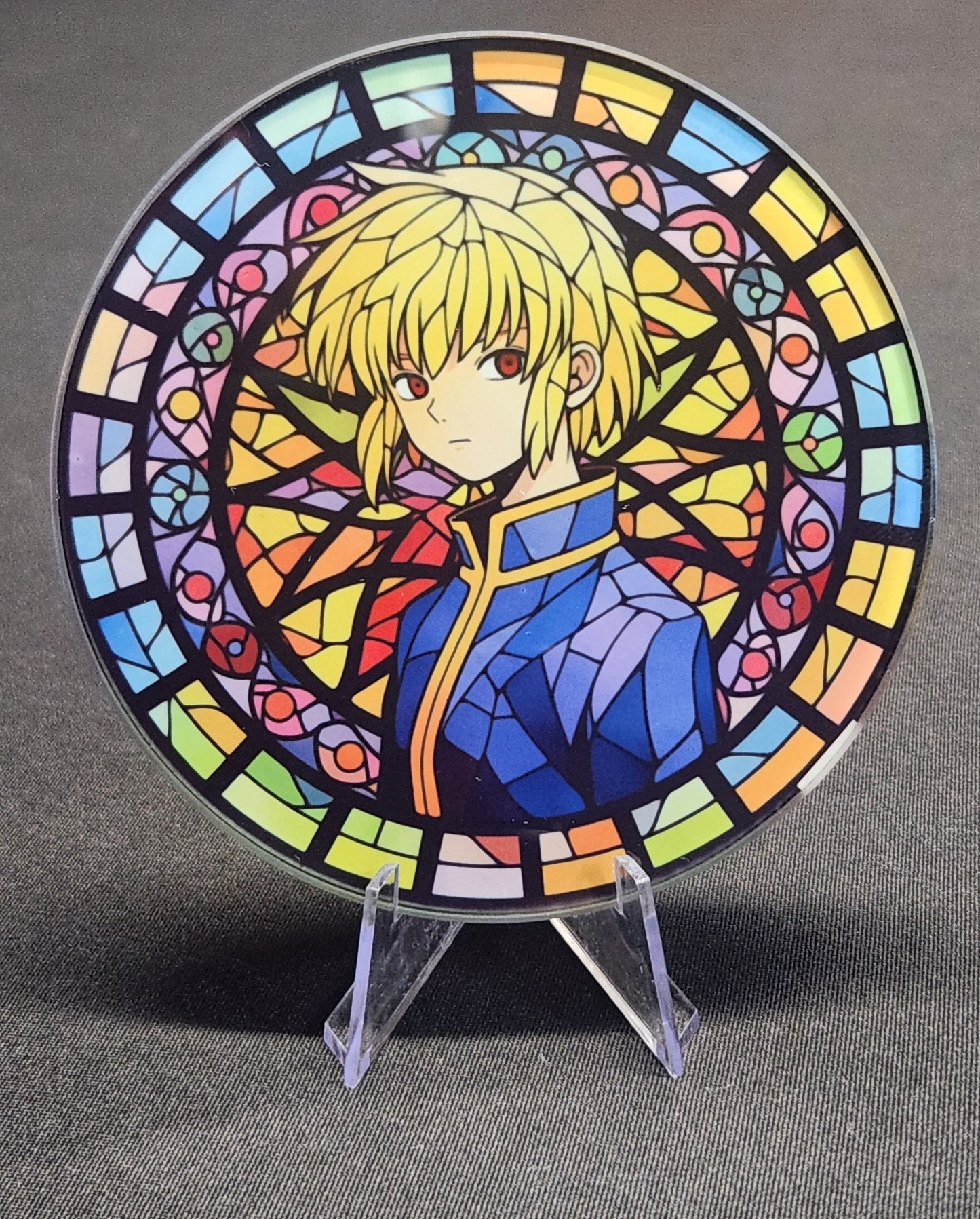 Glass Beverage Coaster (Hunter X Hunter, Anime, Kuripika)