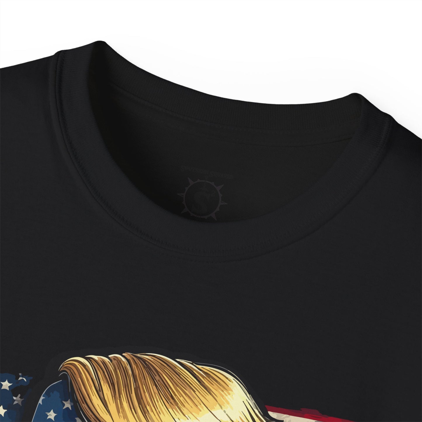 T-Shirt American Flag Punisher Skull Trump - Unisex Cotton Shirt