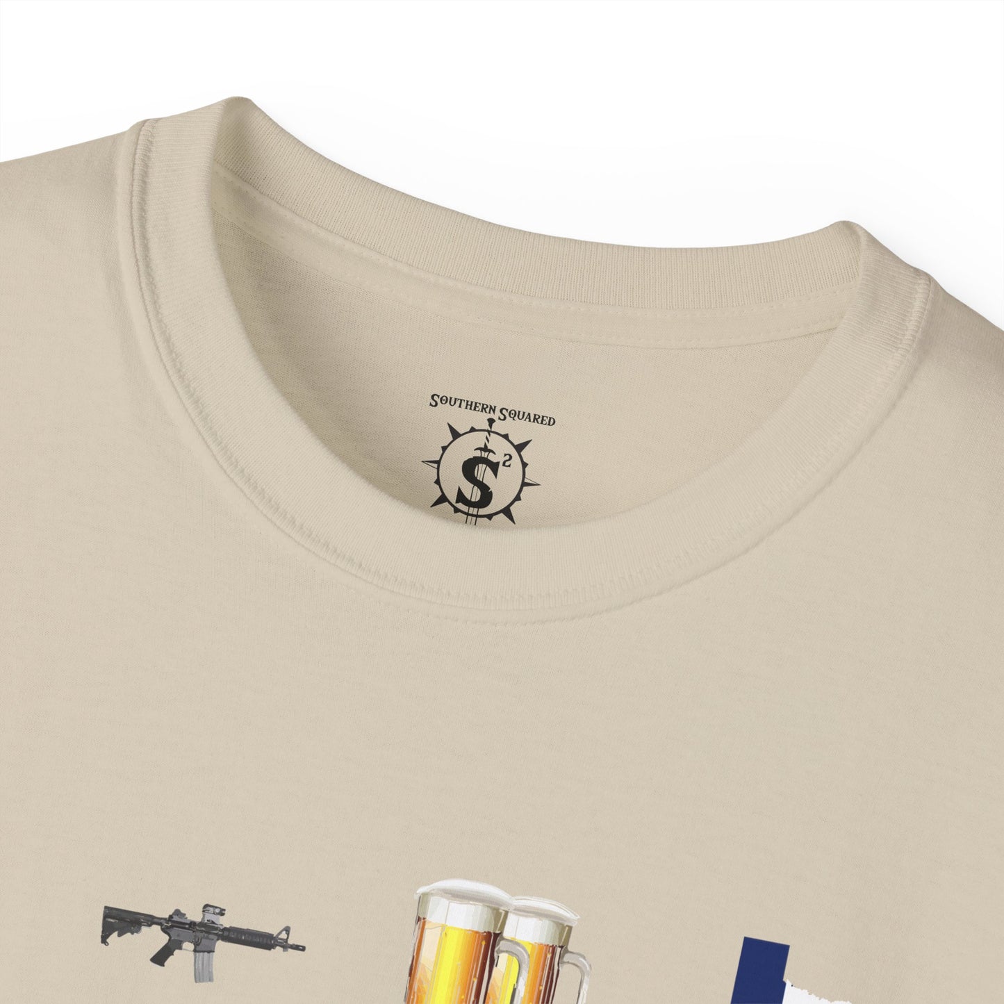 T-Shirt - LGBT: Liberty, Guns, Beer, Texas Unisex Cotton Shirt