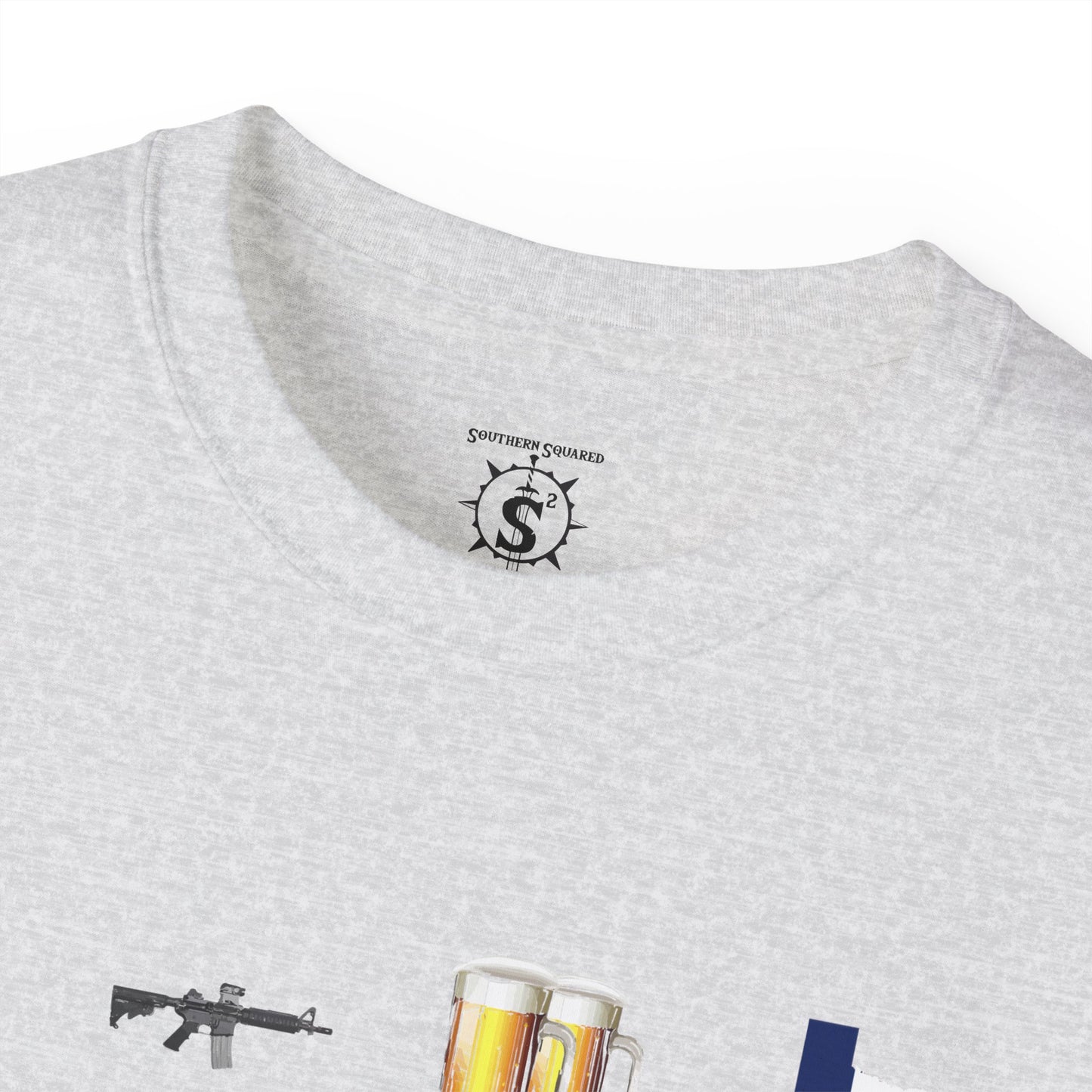 T-Shirt - LGBT: Liberty, Guns, Beer, Texas Unisex Cotton Shirt