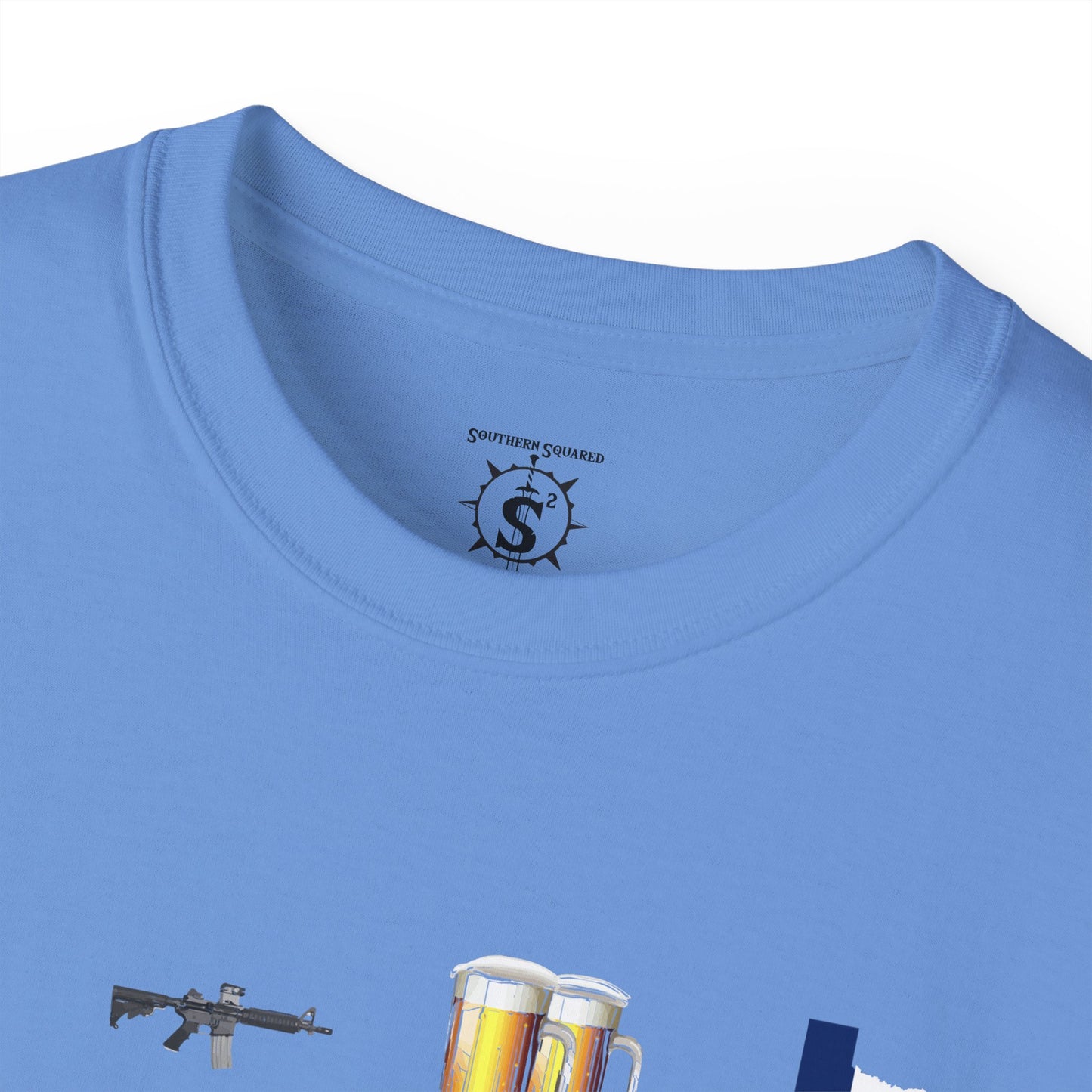 T-Shirt - LGBT: Liberty, Guns, Beer, Texas Unisex Cotton Shirt