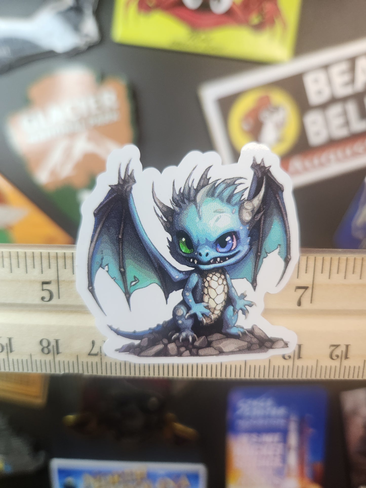 Sticker:  The Adorables (Undead Zombie Baby Dragon Sticker Pack)