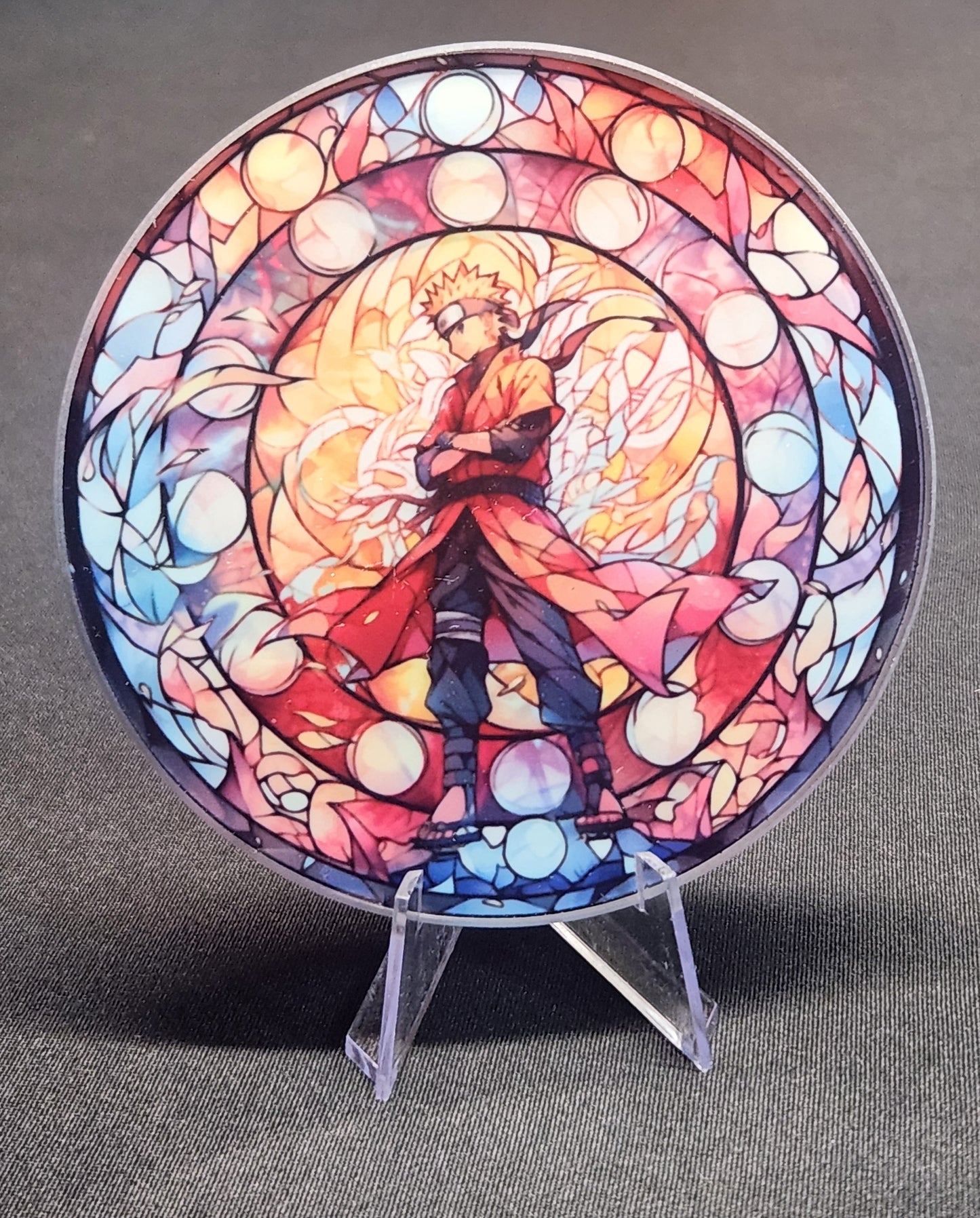 Glass Beverage Coaster (Naruto, Anime, Naruto)