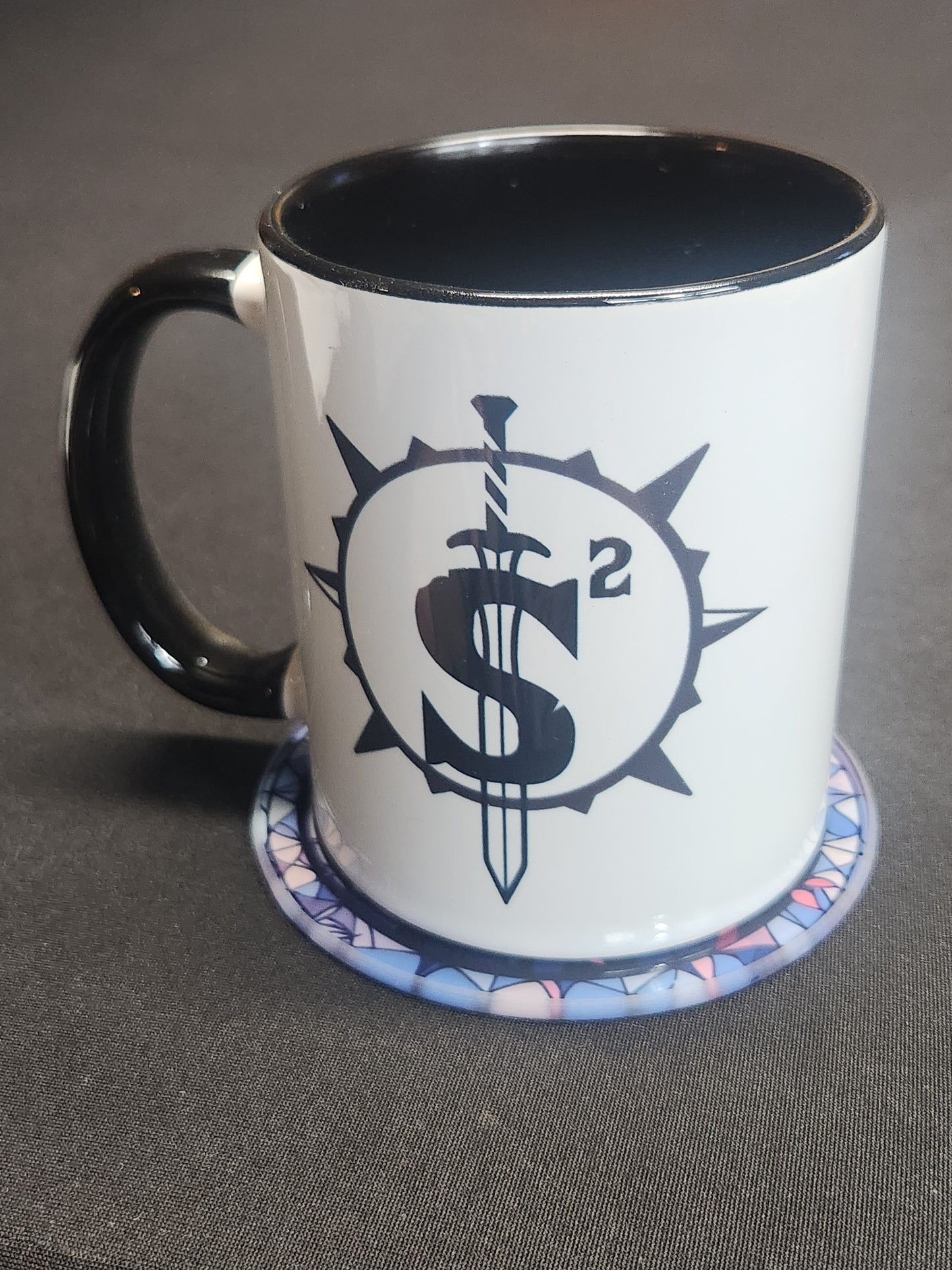 Glass Beverage Coaster (Naruto, Anime, Sasuke)