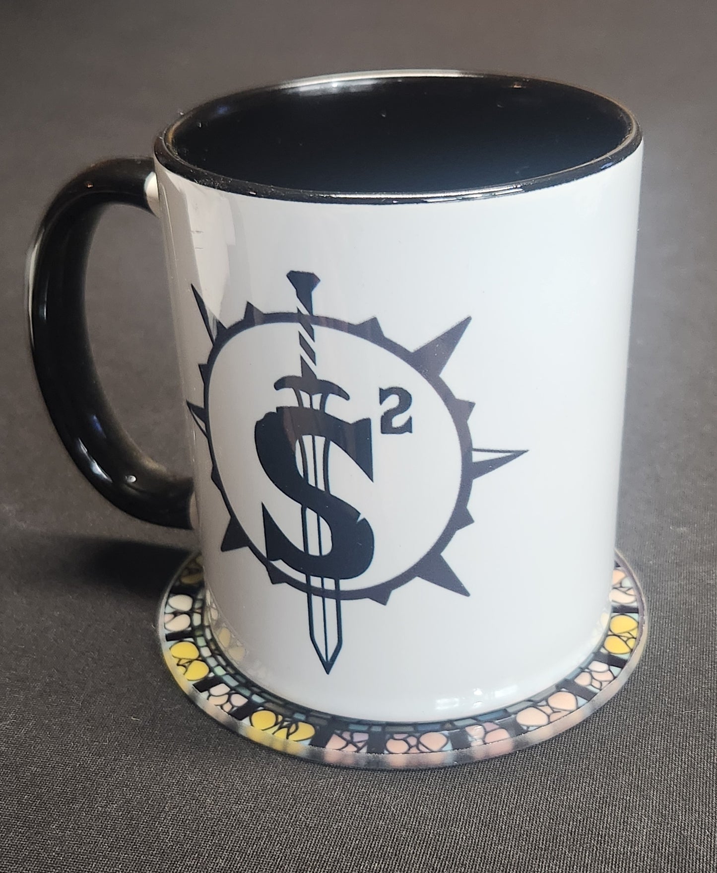 Glass Beverage Coaster (One Piece, Anime, Sanji)