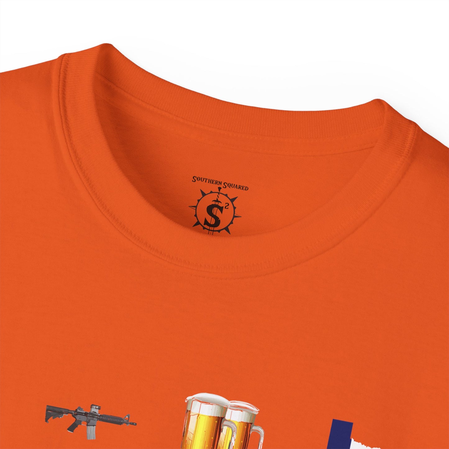 T-Shirt - LGBT: Liberty, Guns, Beer, Texas Unisex Cotton Shirt