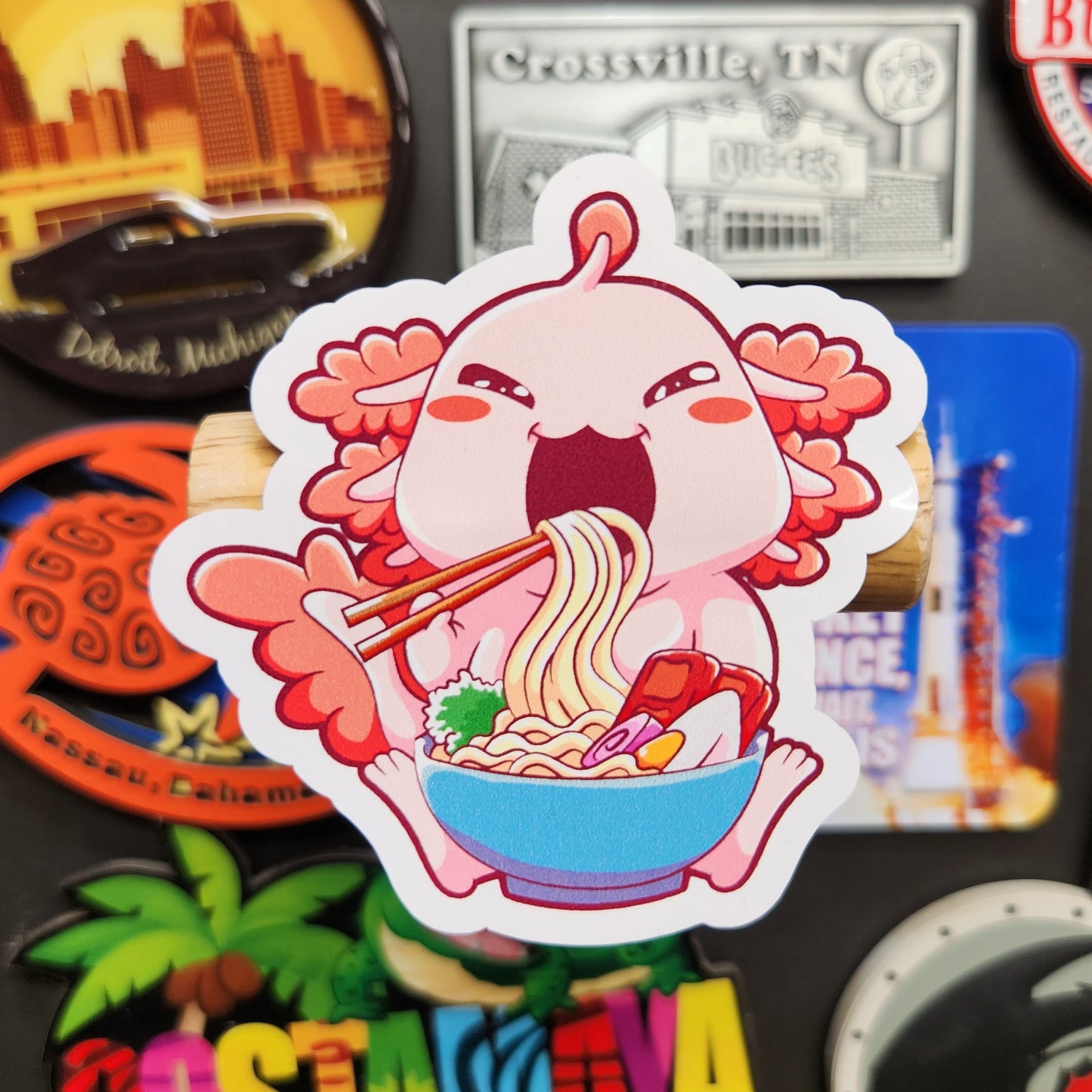 Sticker: The Adorables (Ramen Axolotl V2)