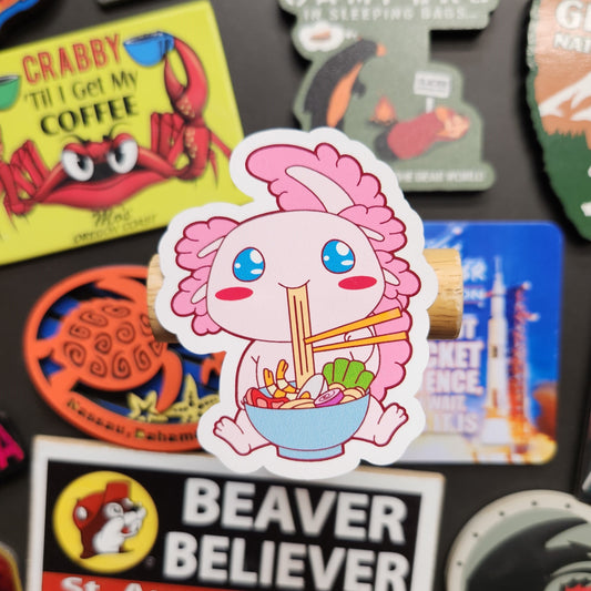 Sticker: Adorable (Ramen Axolotl V3)