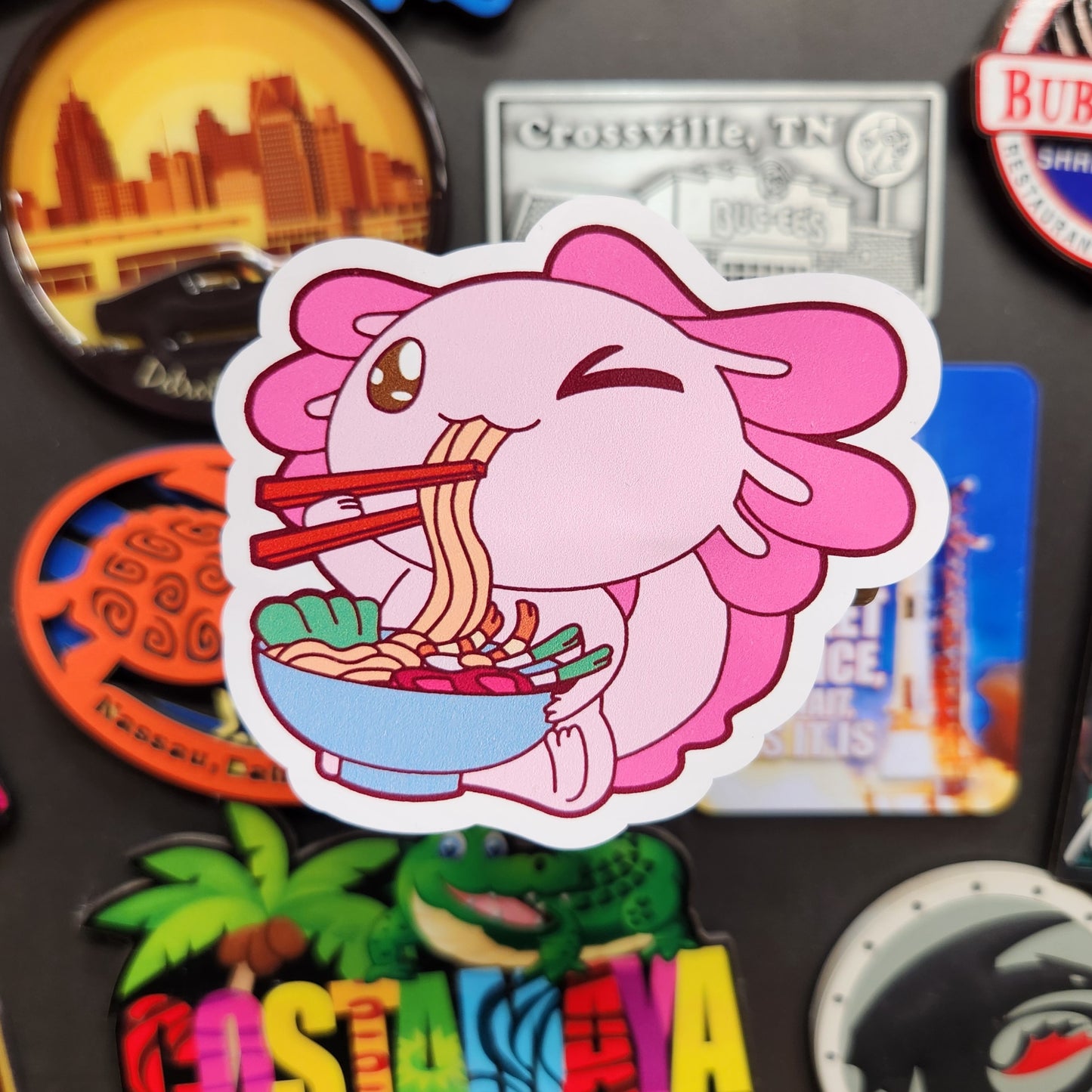 Sticker: Adorable (Ramen Axolotl V5)