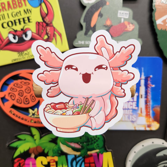 Sticker: The Adorables (Ramen Axolotl V6)