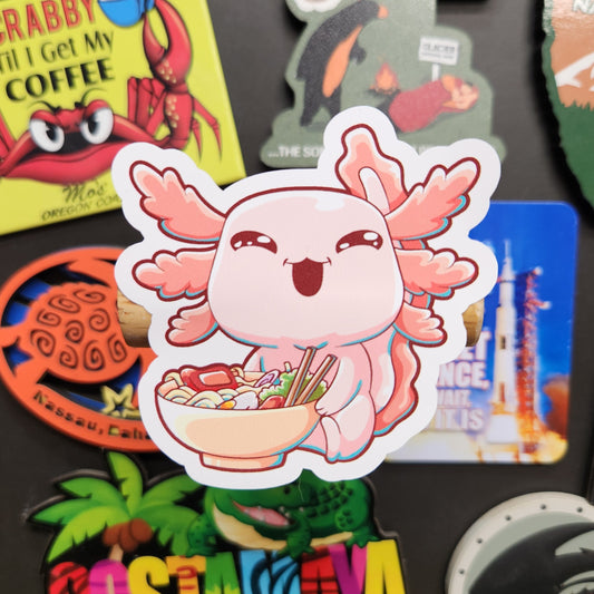 Sticker: Adorable (Ramen Axolotl V6)