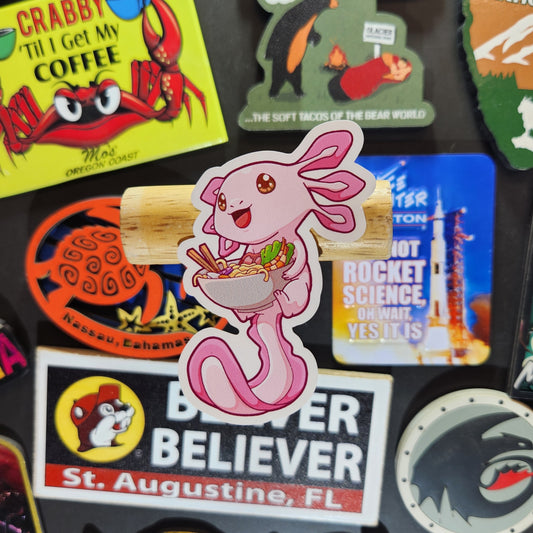 Sticker: Adorable (Ramen Axolotl V7)