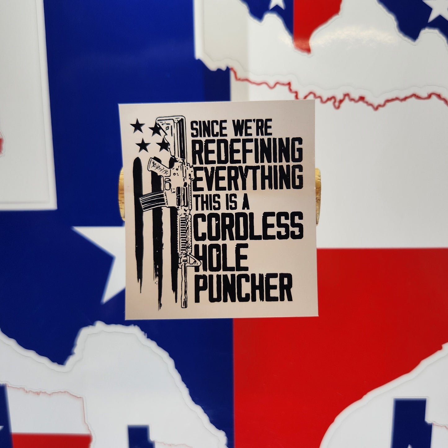 Sticker: Patriotic (Identify as a Cordless Hole Puncher)