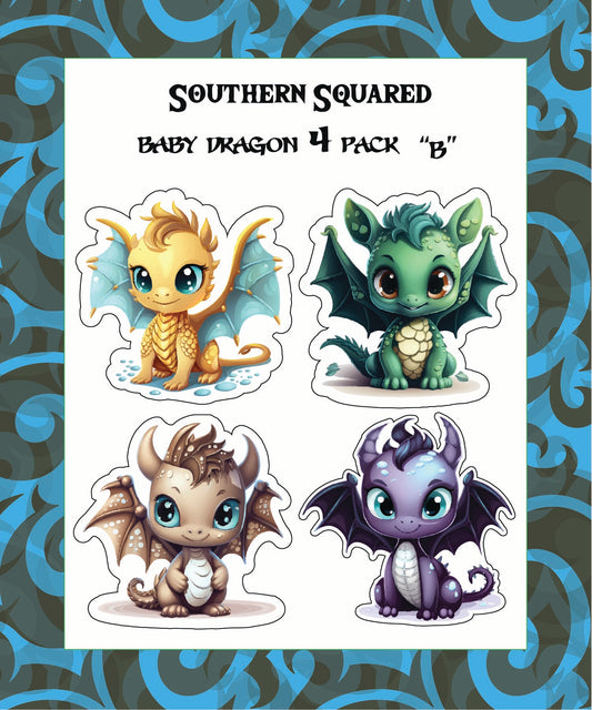 Sticker: The Adorables (Baby Dragon Sticker Pack B)
