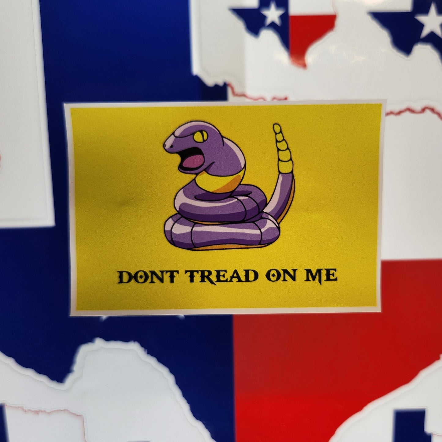 Sticker: Patriotic (Don't Tread On Me, Ekans)