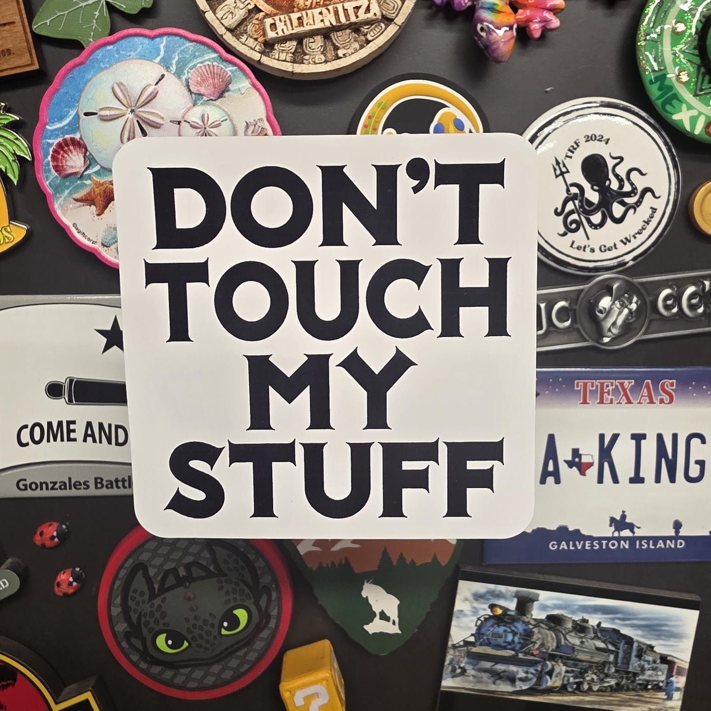 Sticker: Funny (Don't Touch My Stuff)