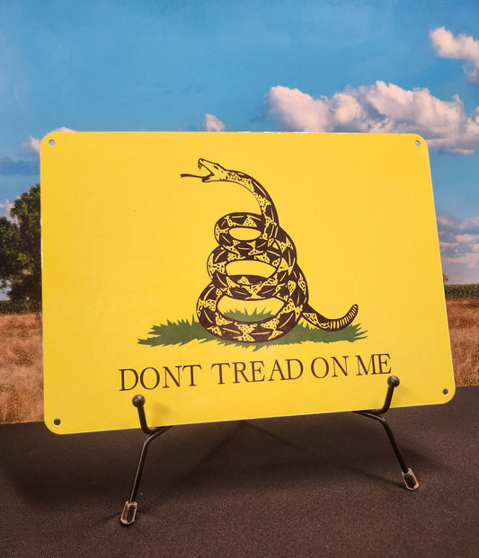 Metal Signs 7"x10" (Gadsden Flag, Don't Tread On Me)