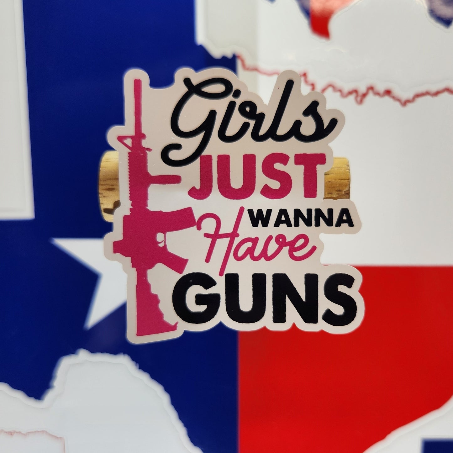Sticker: Patriotic (Girls Just Wanna Have Guns)