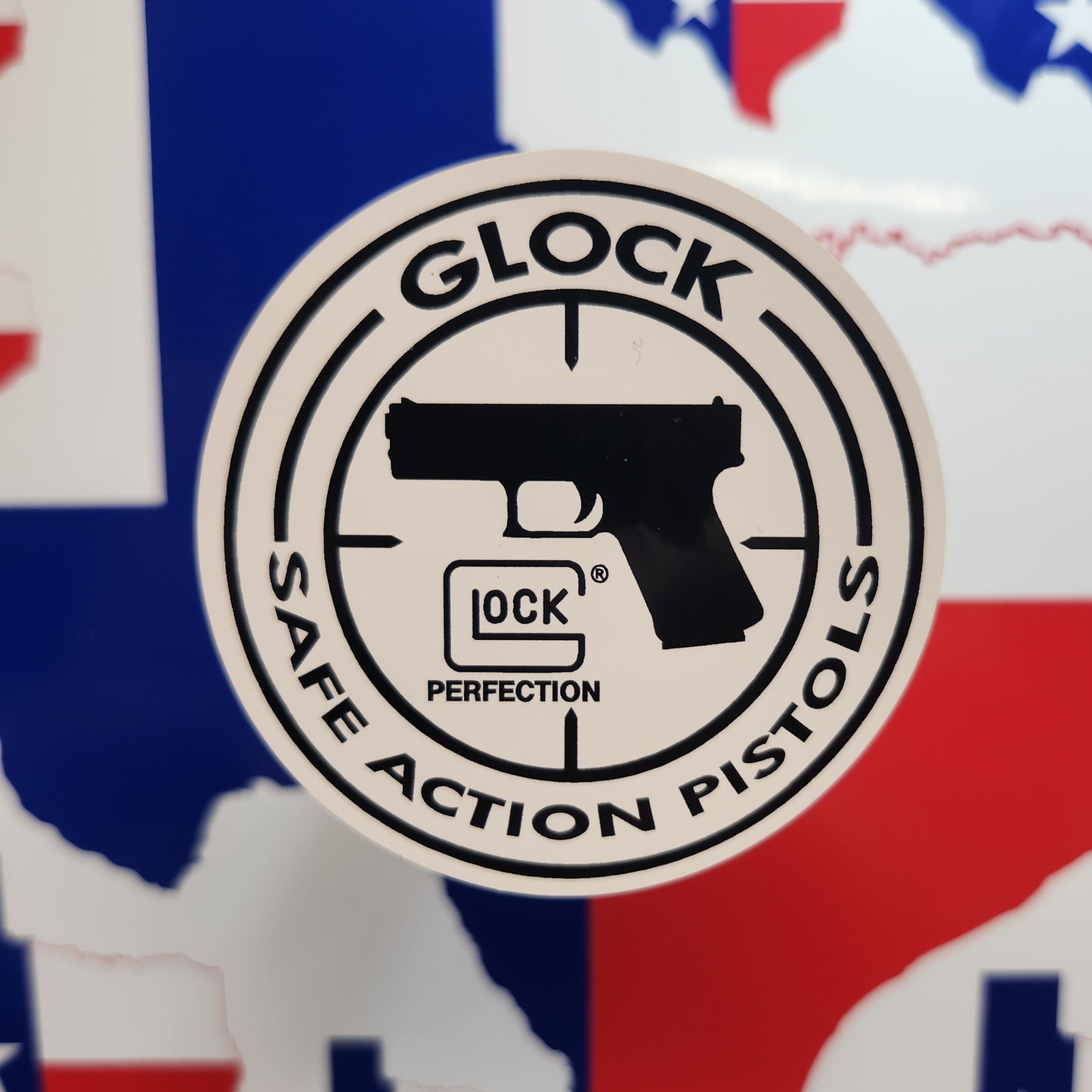 Sticker: Patriotic (Round Glock Logo)