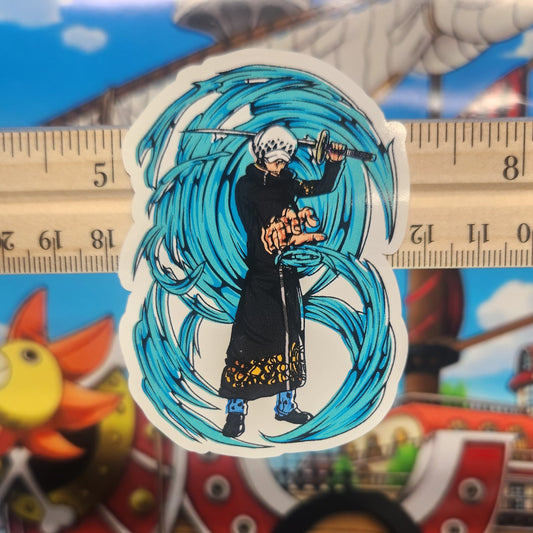Sticker: One Piece (Trafalgar D. Water Law)