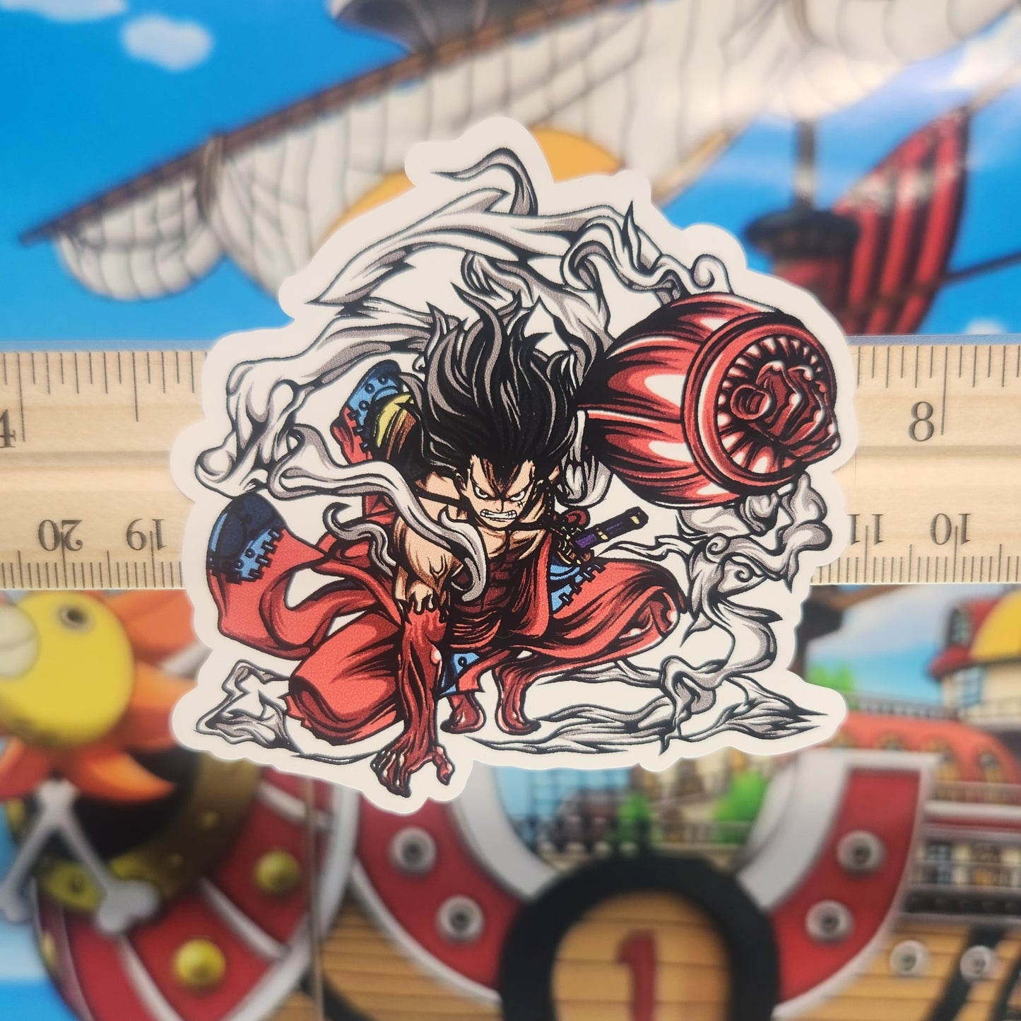 Sticker: One Piece (Luffy Snake Man)
