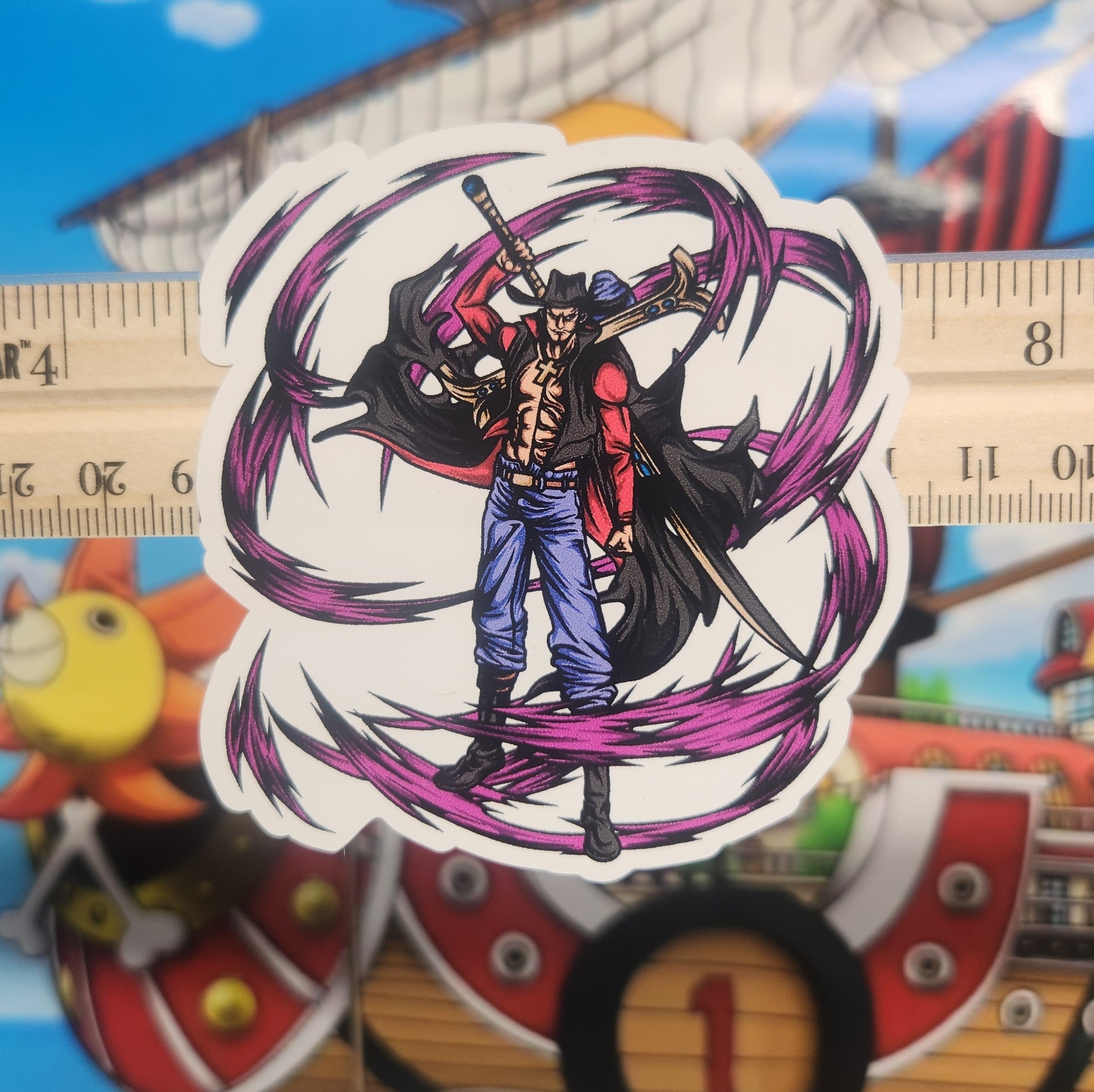 Mihawk Sticker Sticker: One Piece (Mihawk Hawkeye) – Southern Squared