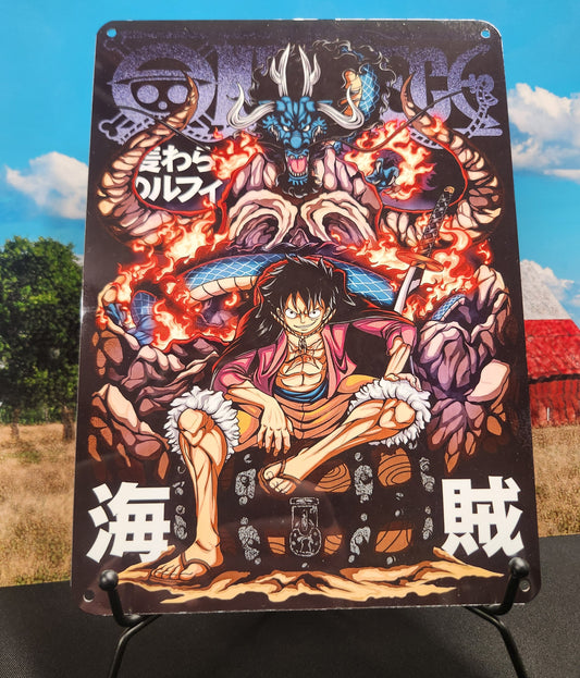 Metal Signs 7"x10" (One Piece, Luffy, Kaido)