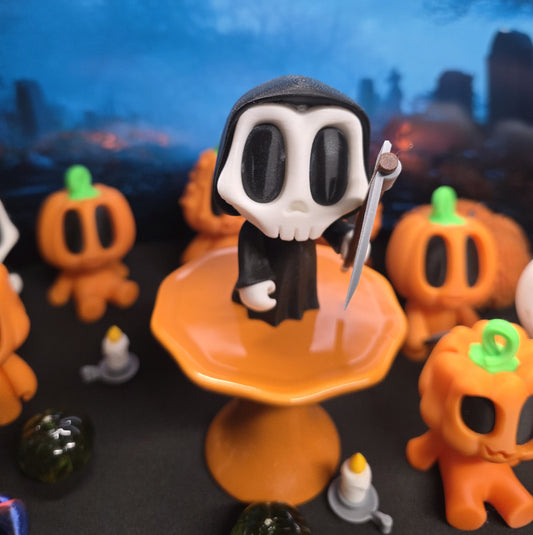 Halloween Blob Skeleton Friends (Grim Reaper)