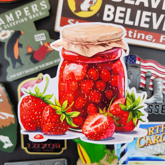 Sticker: Adorable (Strawberry Jam)