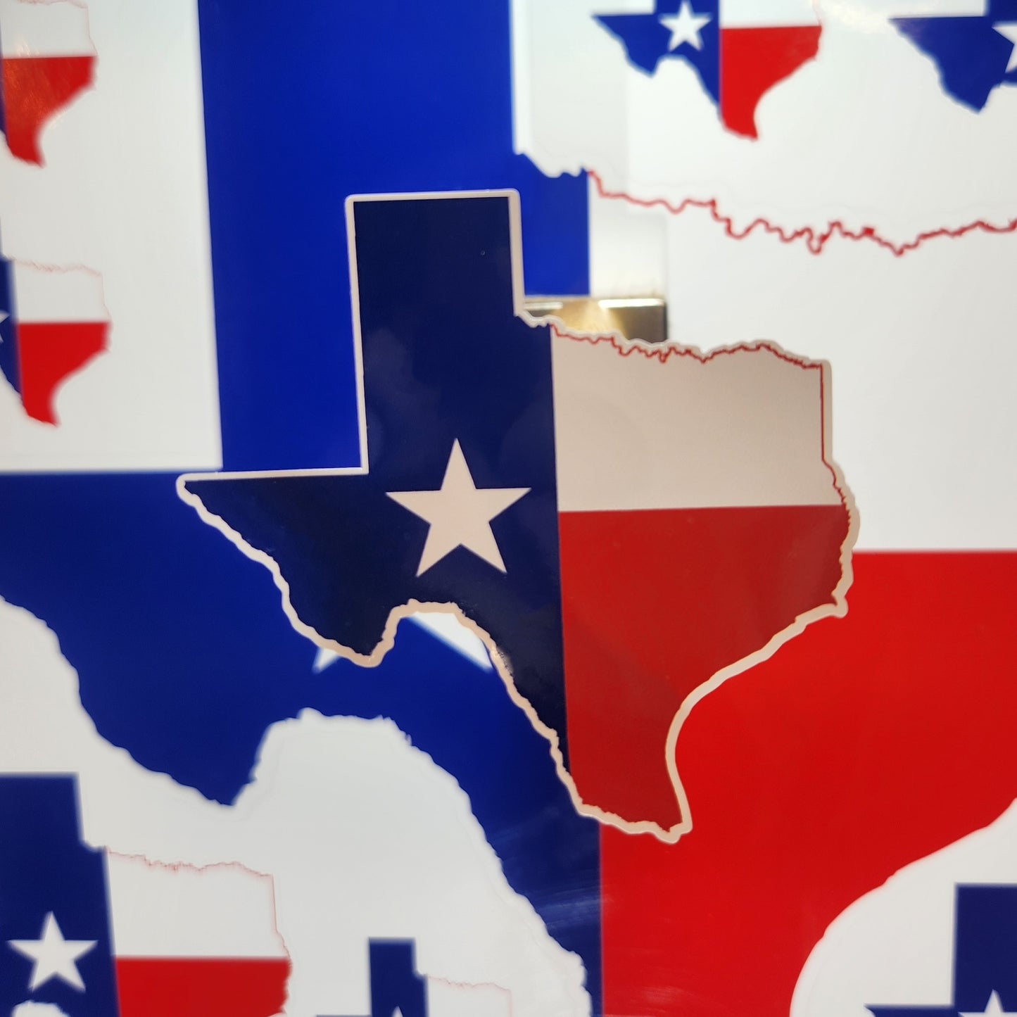 Sticker: Patriotic (Texas State Flag)